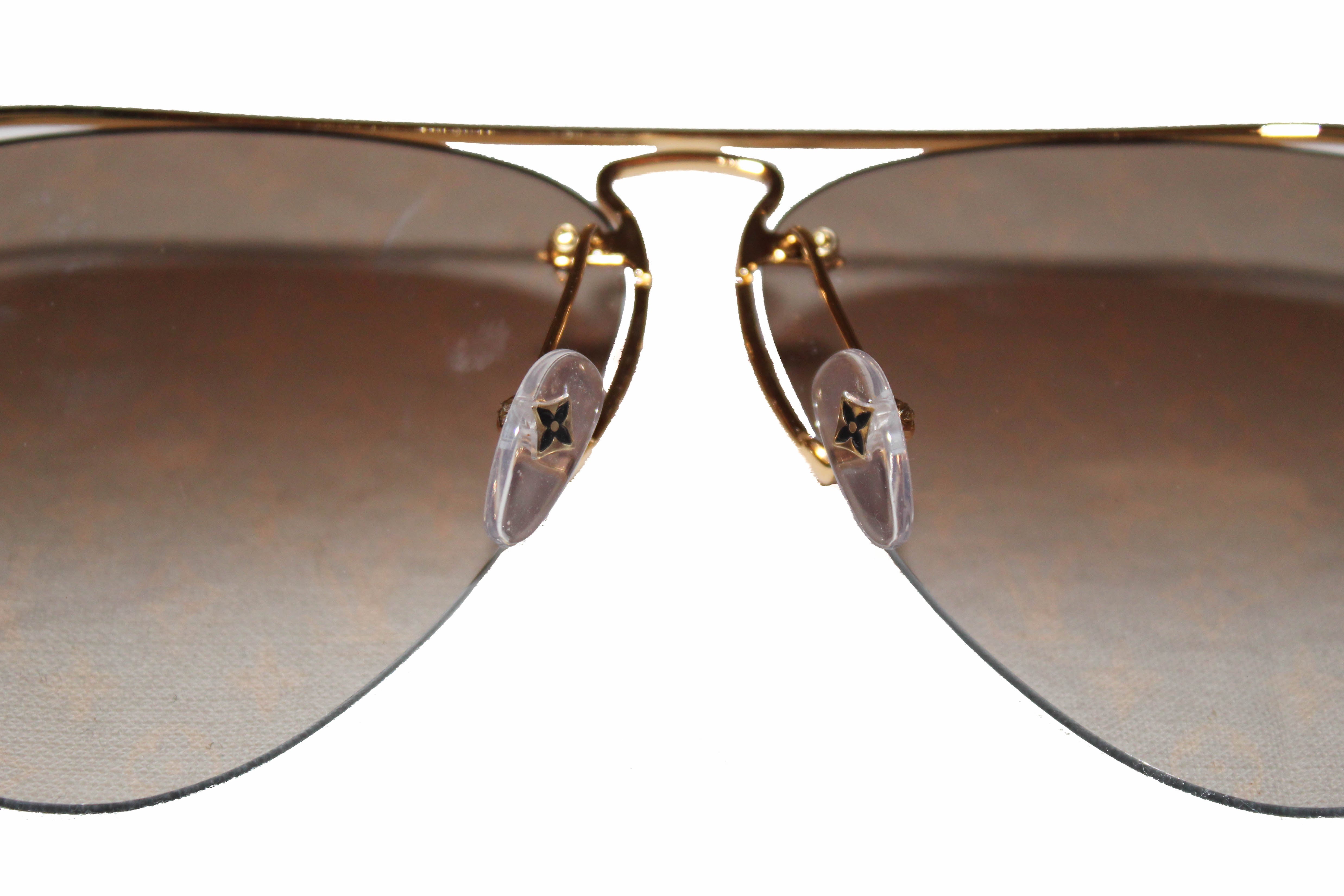 Louis Vuitton Gold Tone/Orange Grease Gradient Aviators Sunglasses at  1stDibs  louis vuitton grease sunglasses, louis vuitton aviator sunglasses,  louis vuitton sunglasses