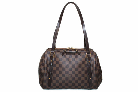 Authentic Louis Vuitton Damier Ebene Rivington GM Shoulder Bag