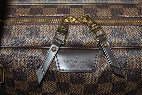 Authentic Louis Vuitton Damier Ebene Rivington GM Shoulder Bag