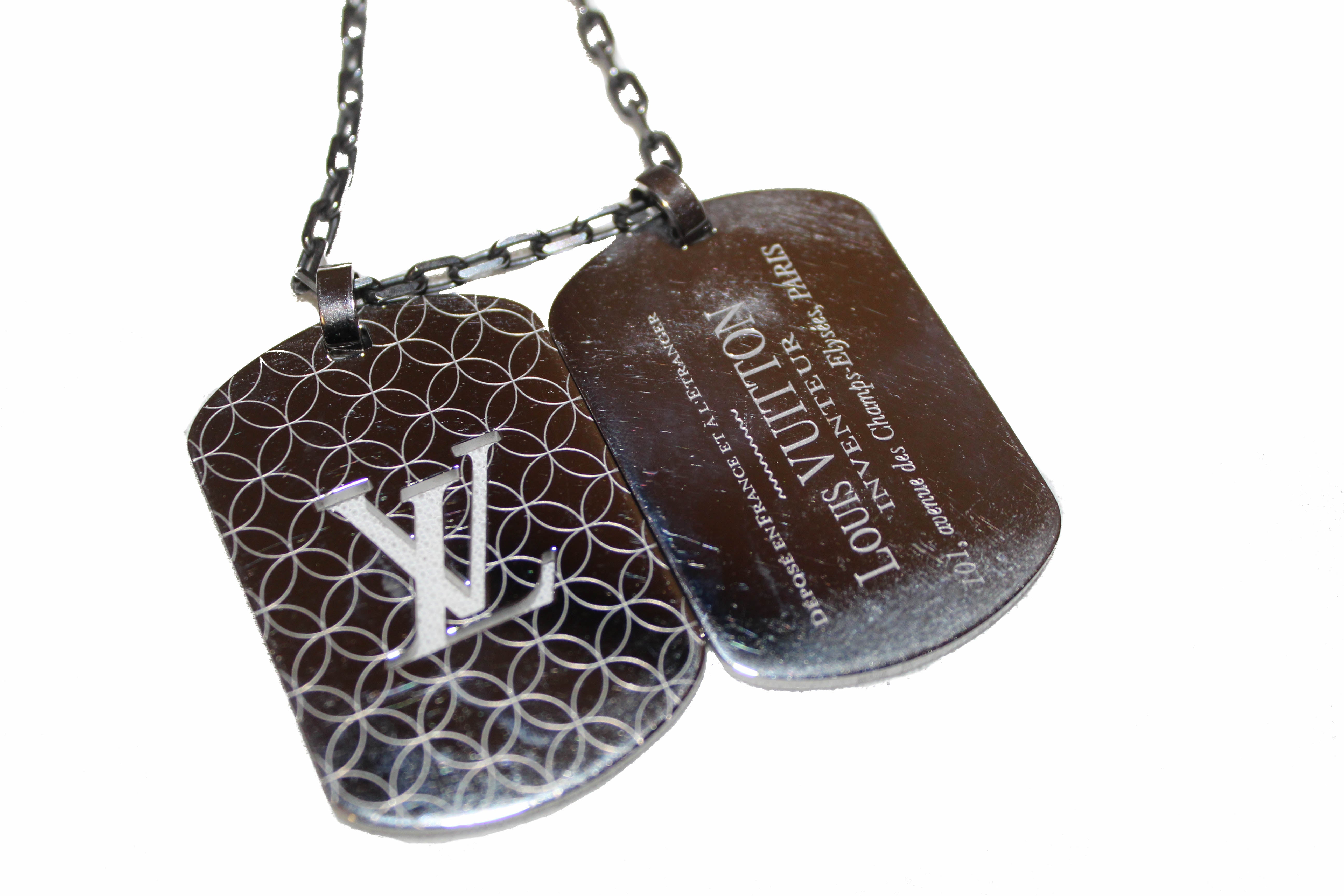 SOLD OUT Rework Vintage Louis Vuitton White LV Necklace – Relic the Label