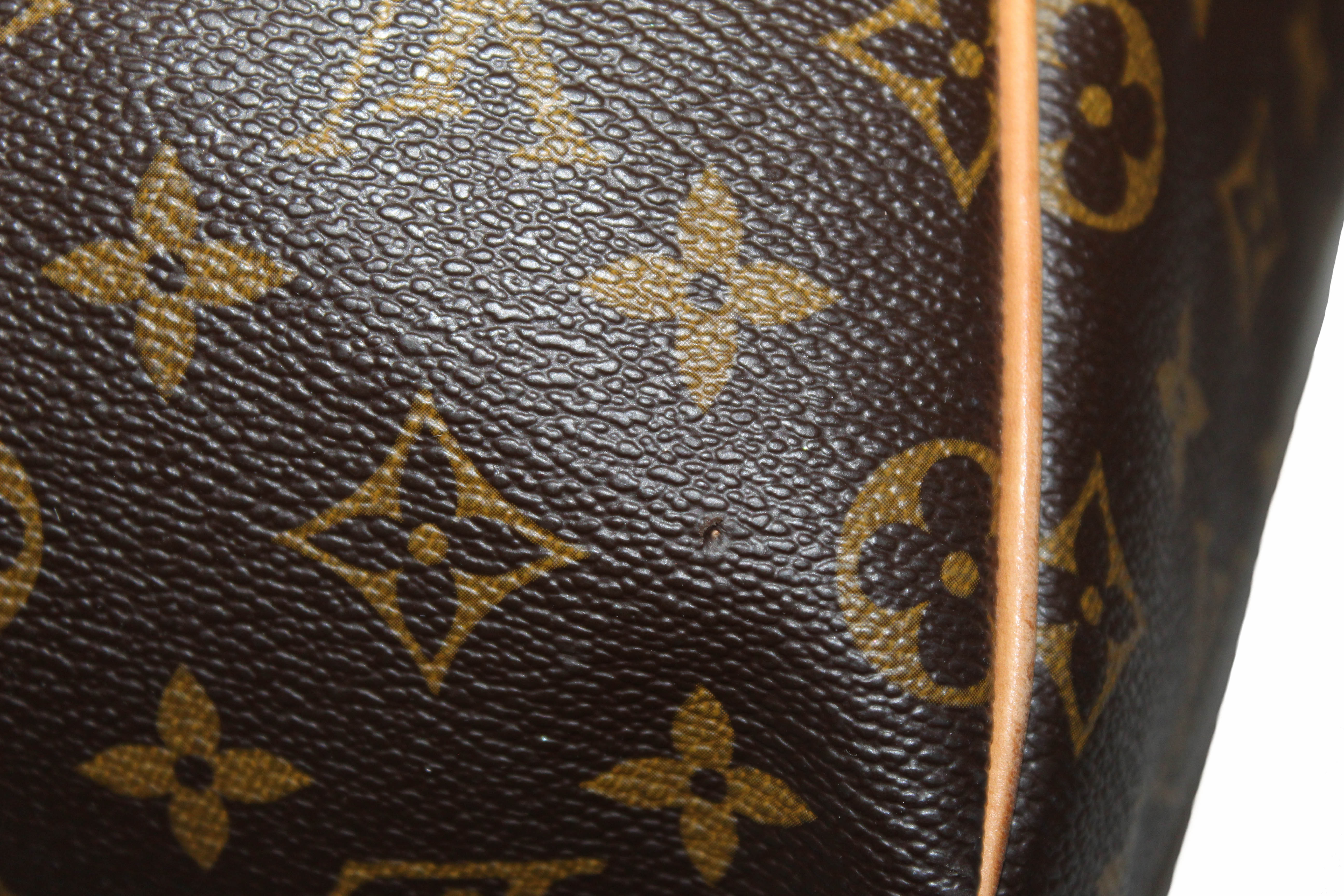 Authentic Louis Vuitton Classic Monogram Keepall 55 Travel Bag