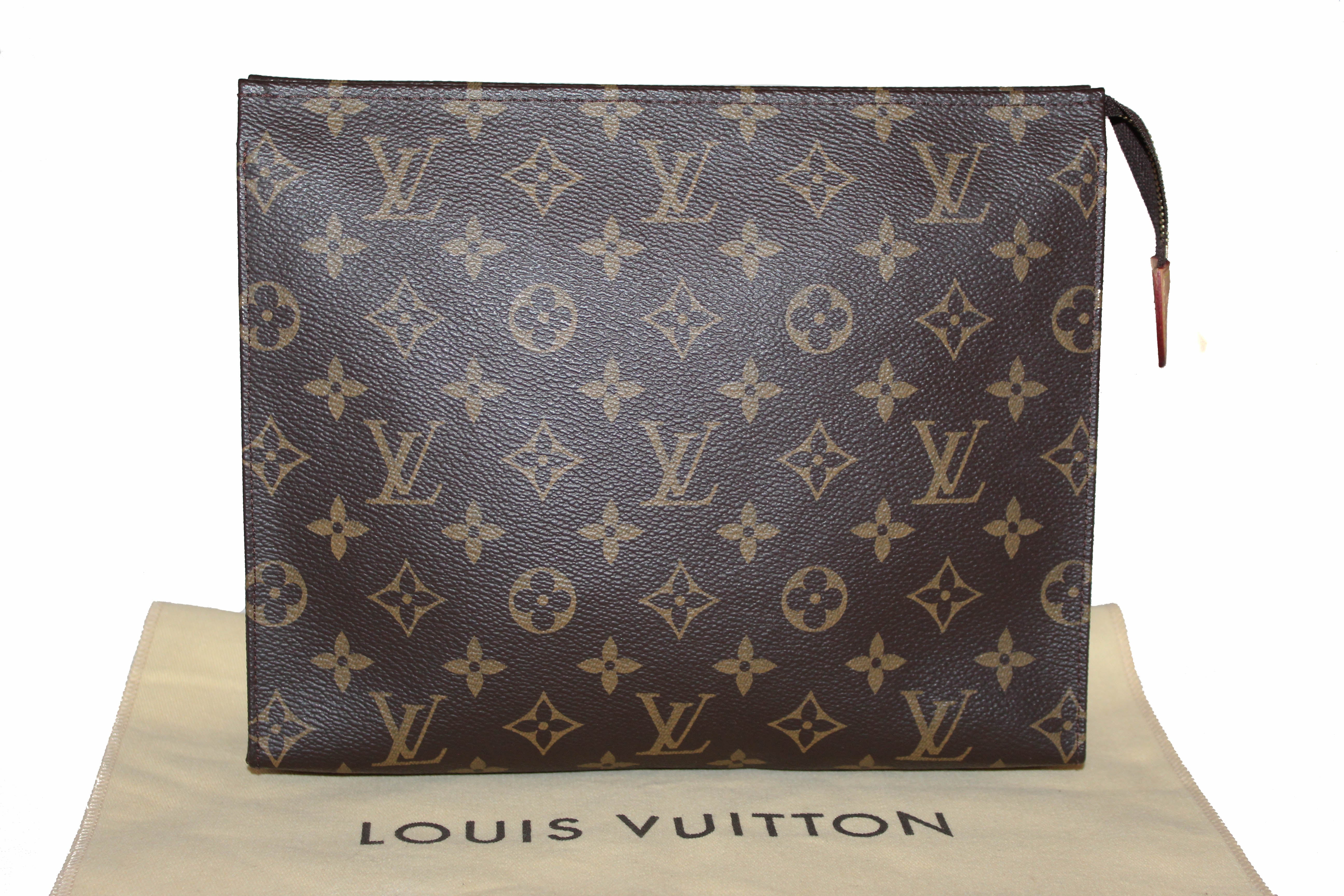 Authentic Louis Vuitton Monogram Toiletry Pouch 26 Bag