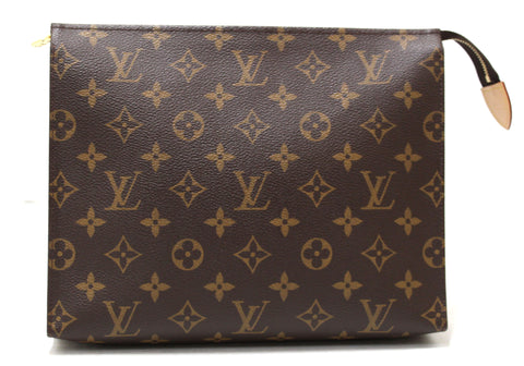 Authentic Louis Vuitton Classic Monogram Toiletry Pouch 26