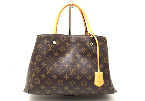 Authentic Louis Vuitton Classic Monogram Montaigne MM Handbag