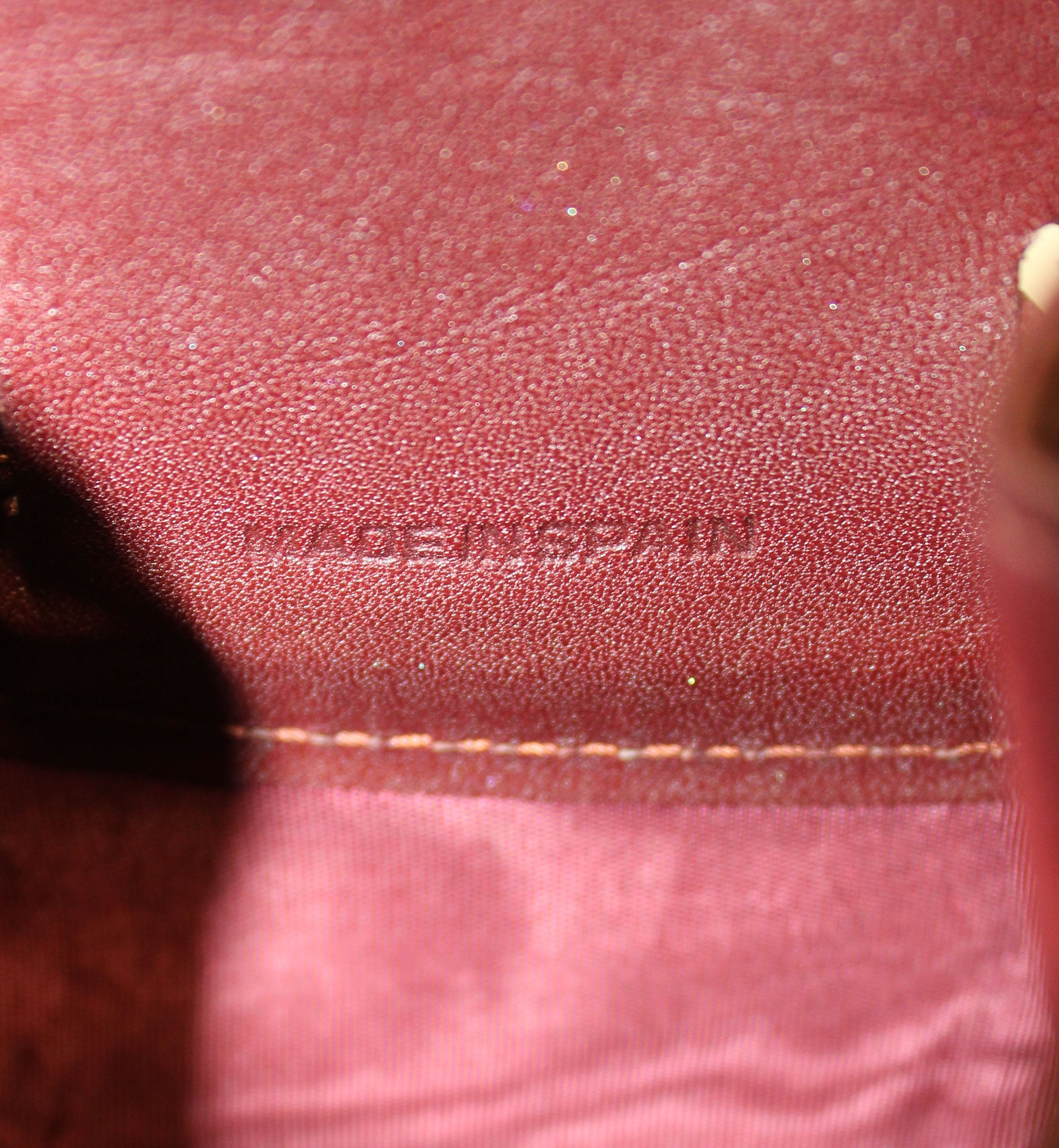 Authentic Cartier Burgandy Bordeaux Leather Drawstring Mustline Bucket
