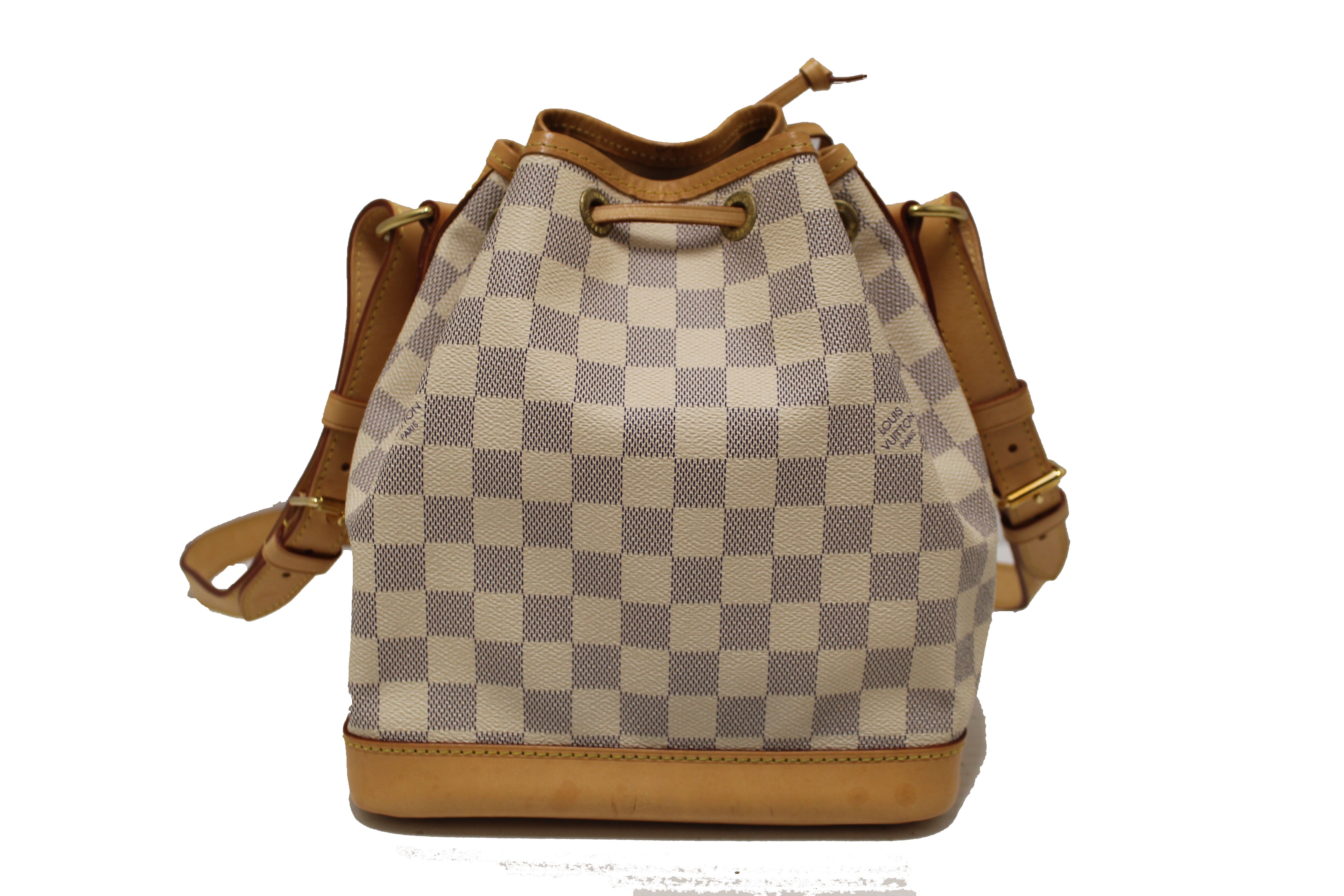 Louis Vuitton, Bags, Sold Bb Noe Damier Azur Drawstring Tote