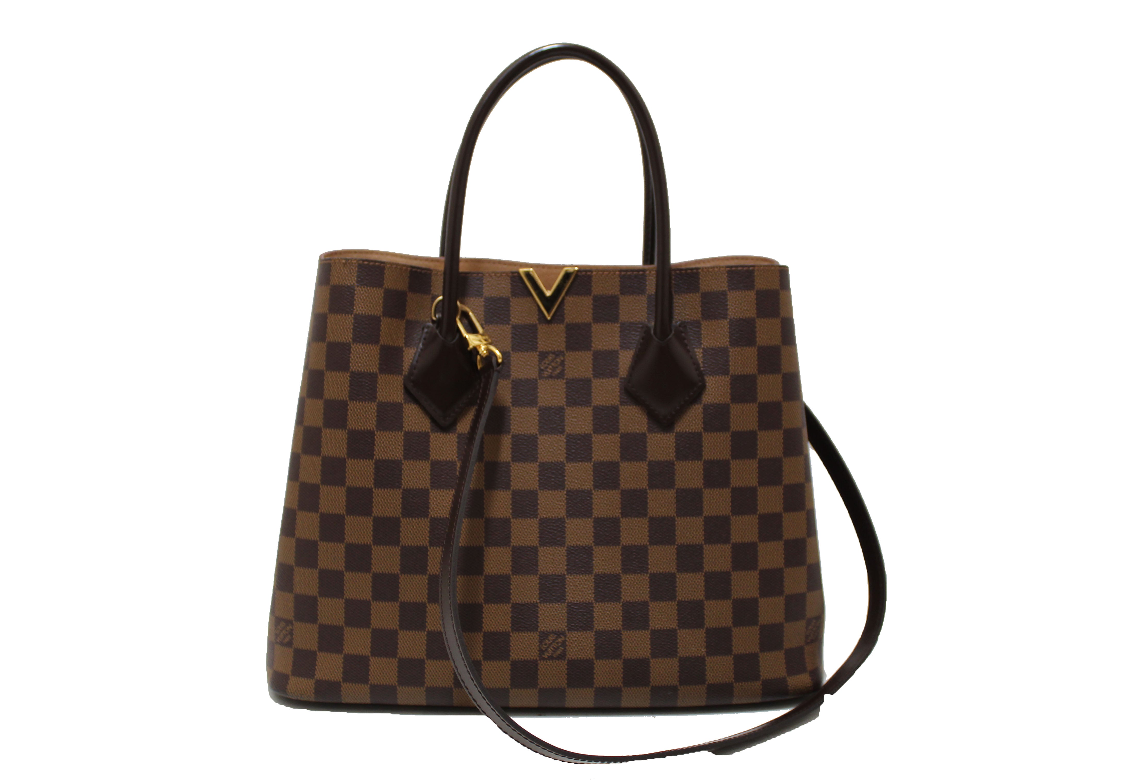 Authentic Louis Vuitton Damier Ebene Kensington Tote Bag