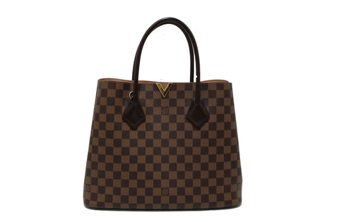 Authentic Louis Vuitton Damier Ebene Kensington Tote Bag