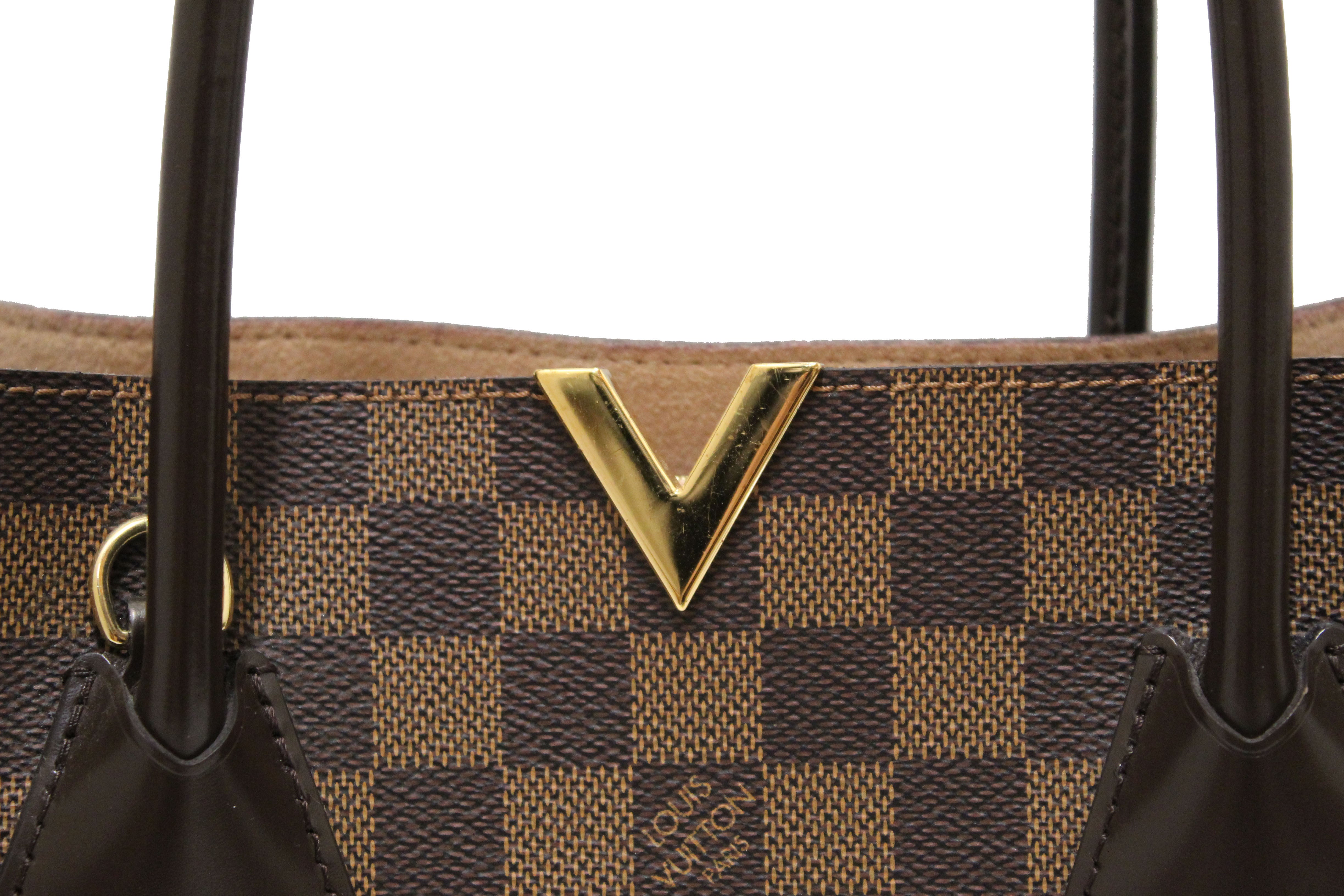 Authentic Louis Vuitton Damier Ebene Kensington Tote/Shoulder Bag – Paris  Station Shop