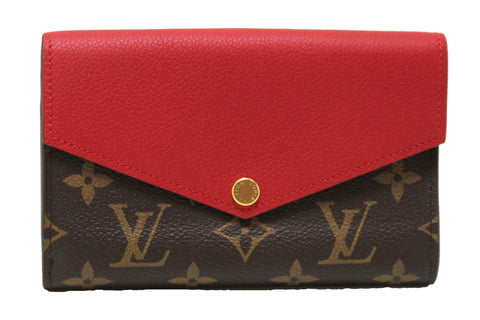 Louis Vuitton Black, Red Damier Clip Leather Reversible Bracelet