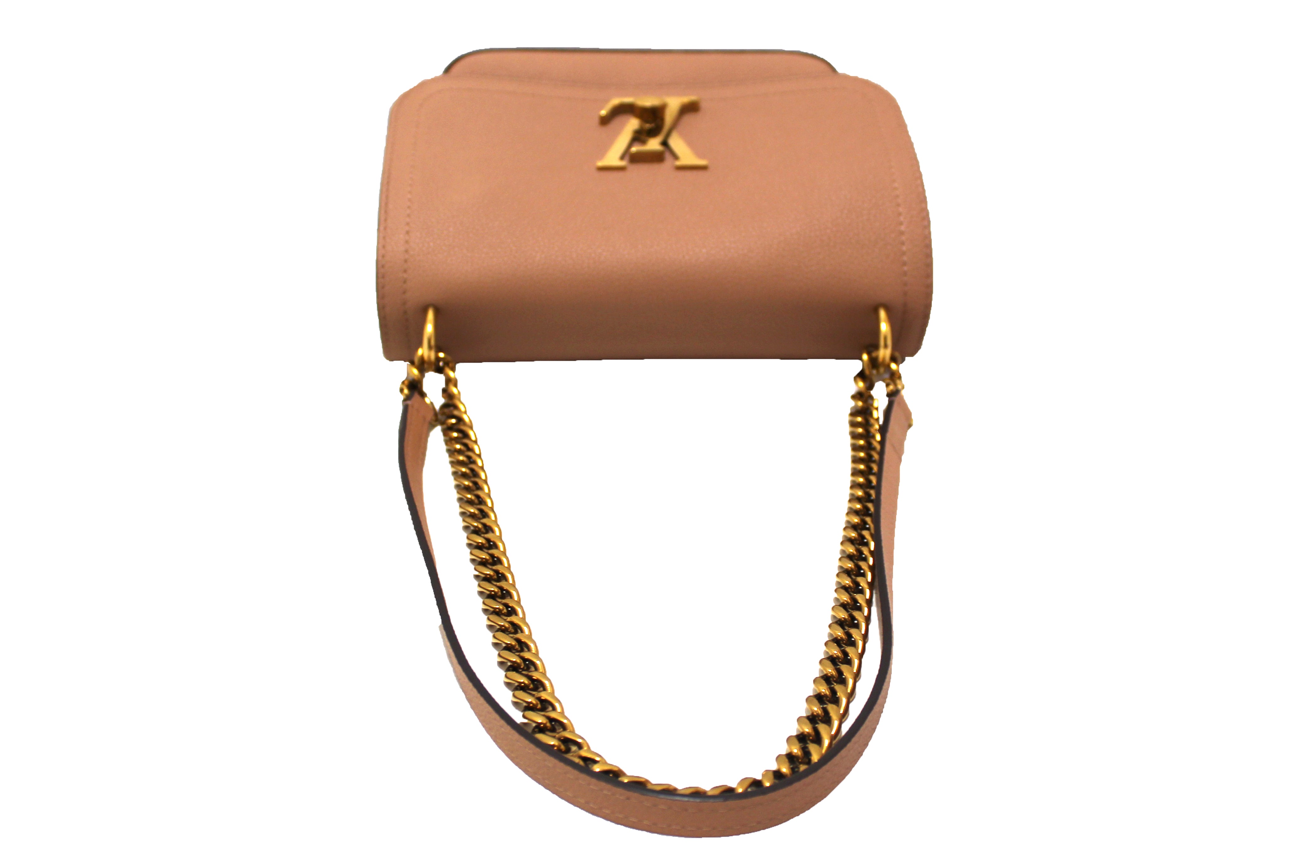Louis Vuitton LV Shoulder Bag Lockme Pinks Leather 414736