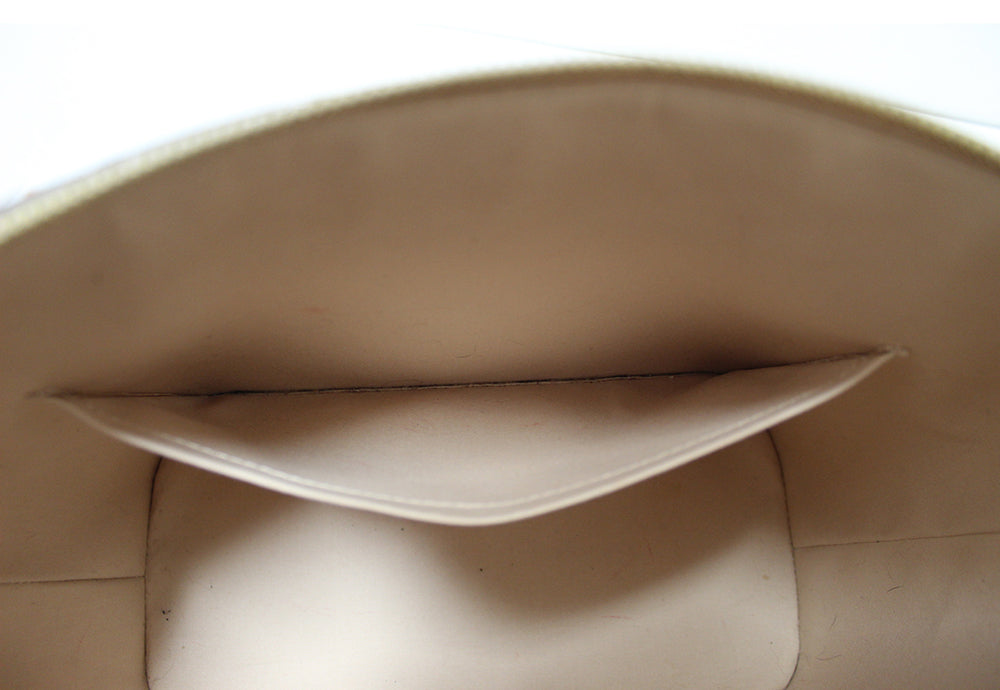 Louis Vuitton Catalina EW M90010 Monogram Vernis Leather Shoulder Tote Bag  Beige