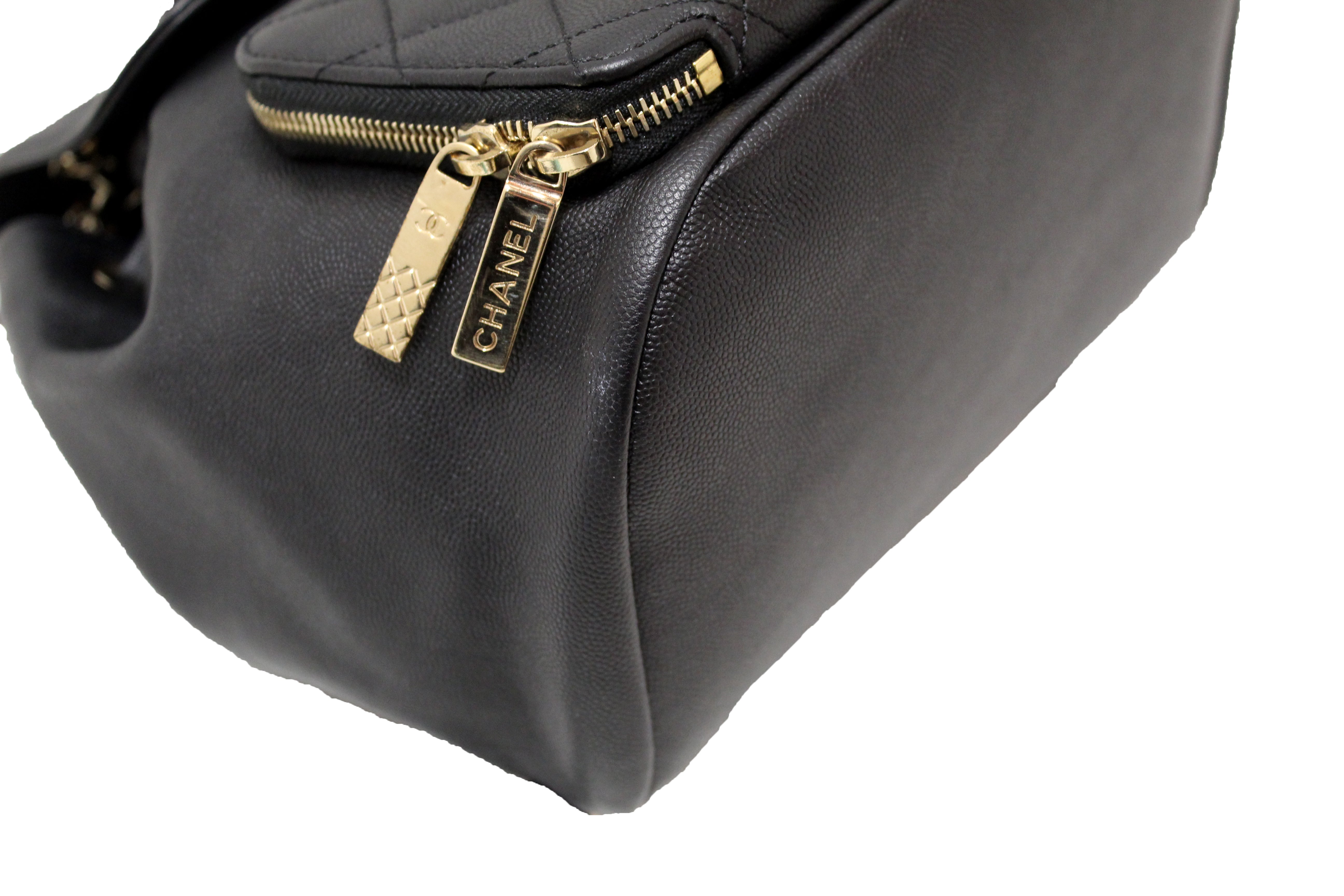 CHANEL, Bags, Chanel Black Medium Crossbody Business Affinity Camera Bag  Leather Caviar