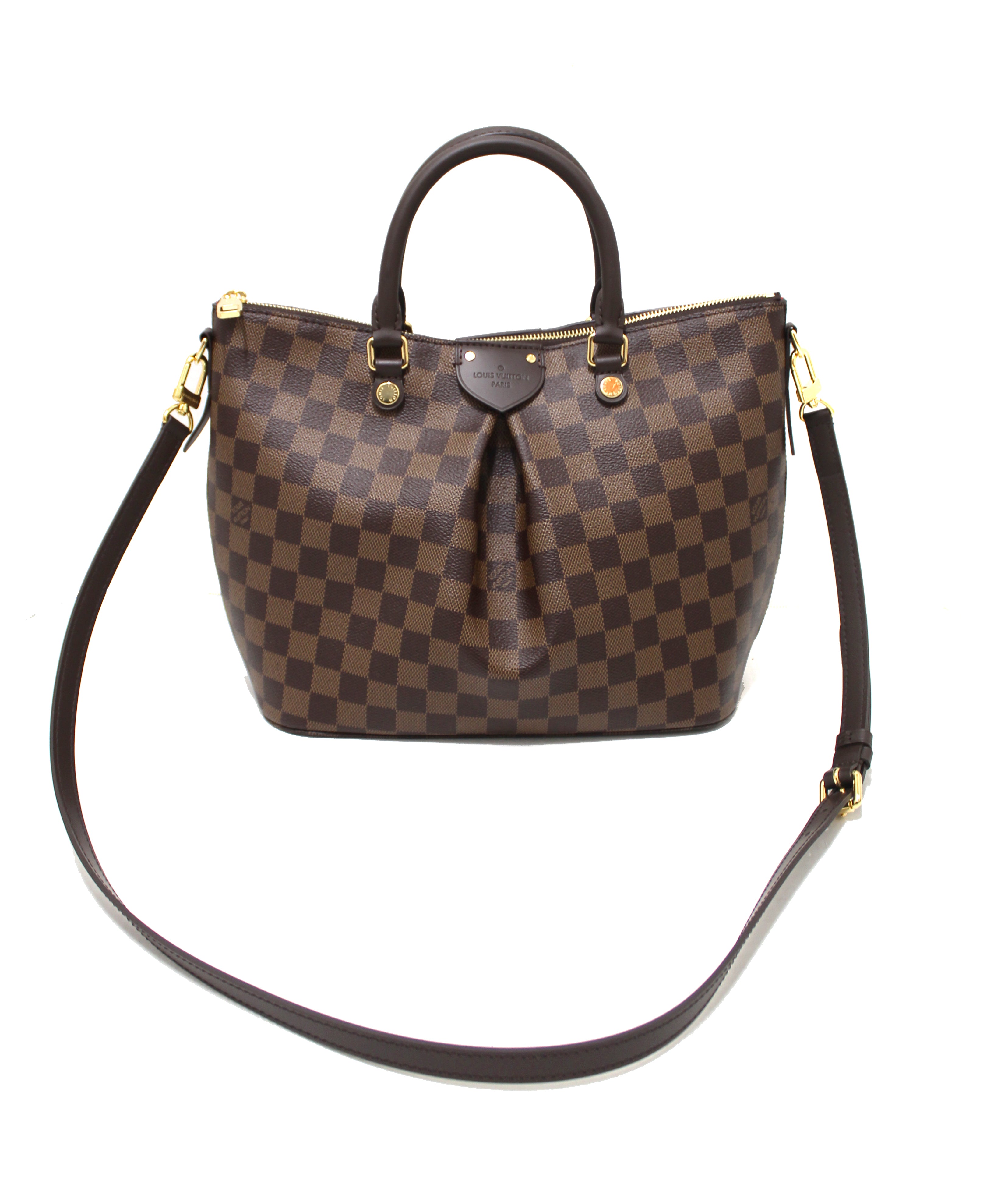 Authentic Louis Vuitton Damier Siena PM Shoulder Messenger Bag with Lo –  Paris Station Shop