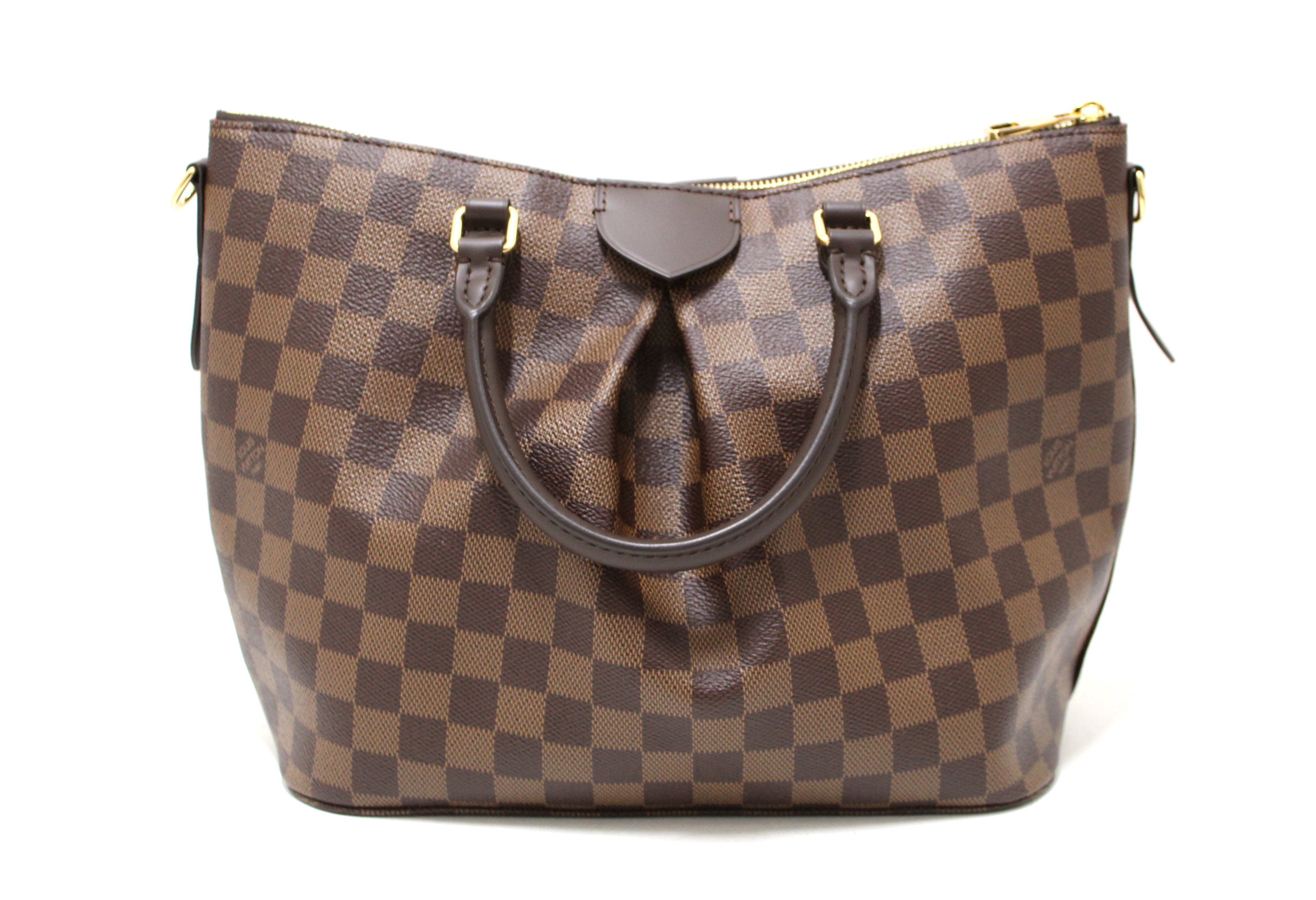 Authentic Louis Vuitton Damier Siena PM Shoulder Messenger Bag with Long Strap