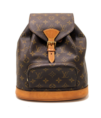 Authentic Louis Vuitton Monogram Canvas Medium MM Montsouris Backpack