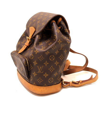 Authentic Louis Vuitton Monogram Canvas Medium MM Montsouris Backpack