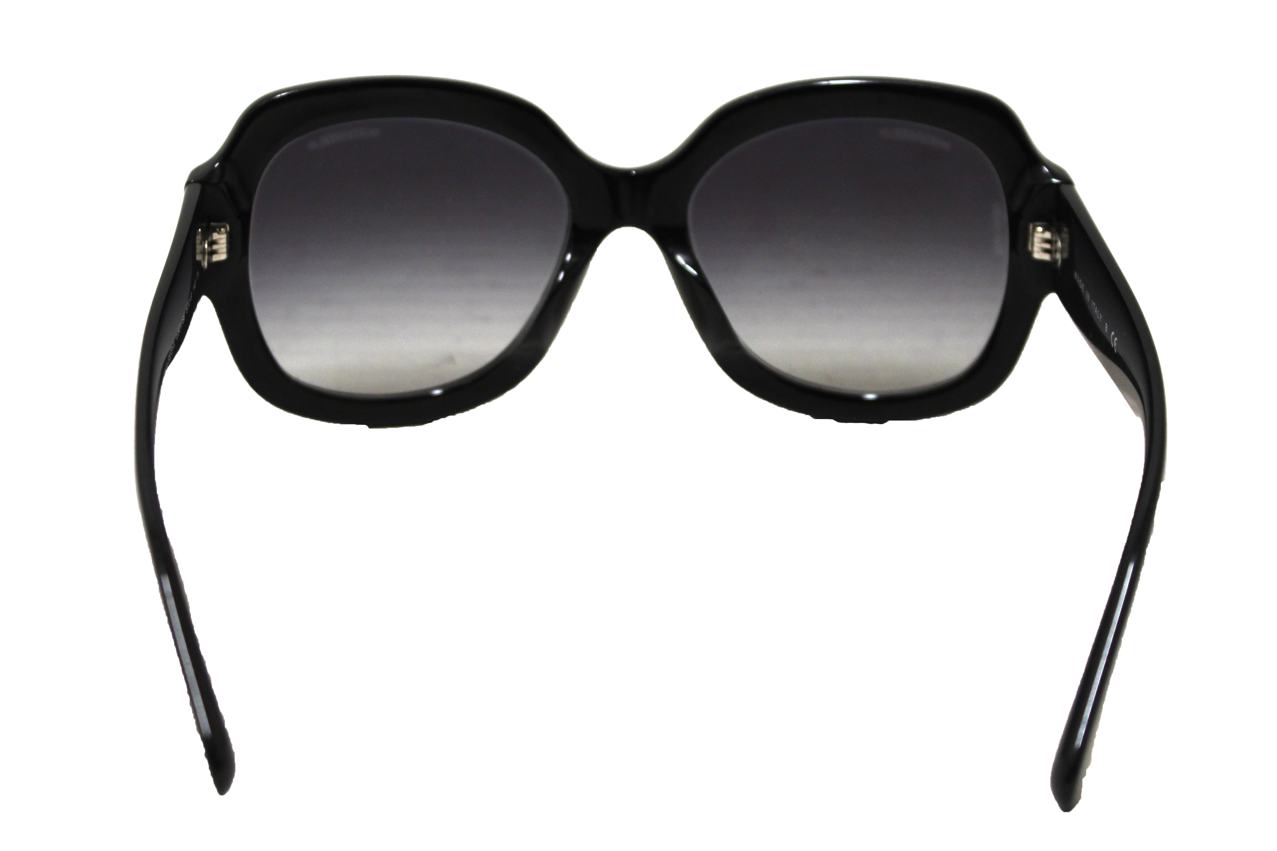 CHANEL, Accessories, Chanel Black Acetate Square Sunglasses