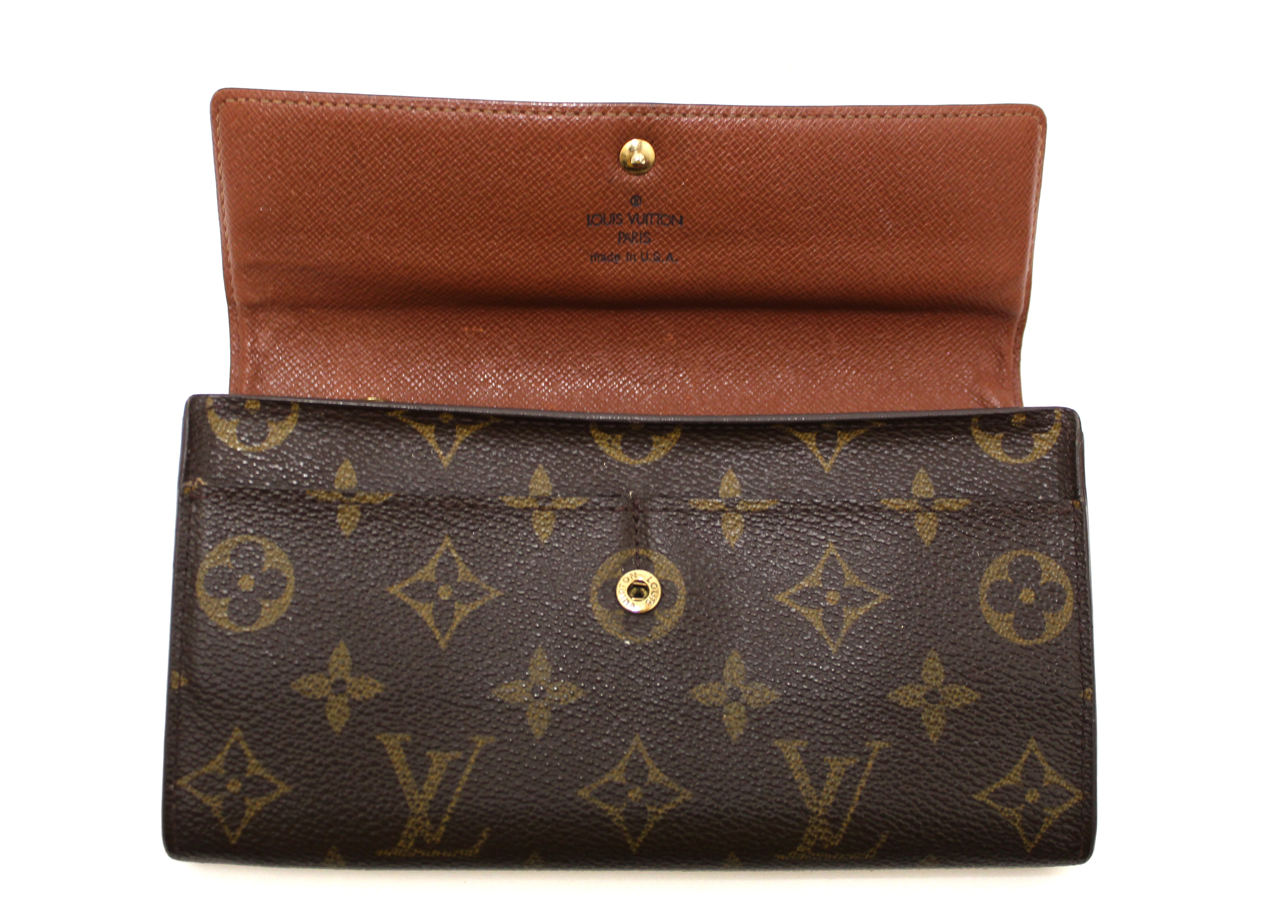 Louis Vuitton, Bags, Authentic Louis Vuitton Sarah Long Wallet W Credit  Card Slots