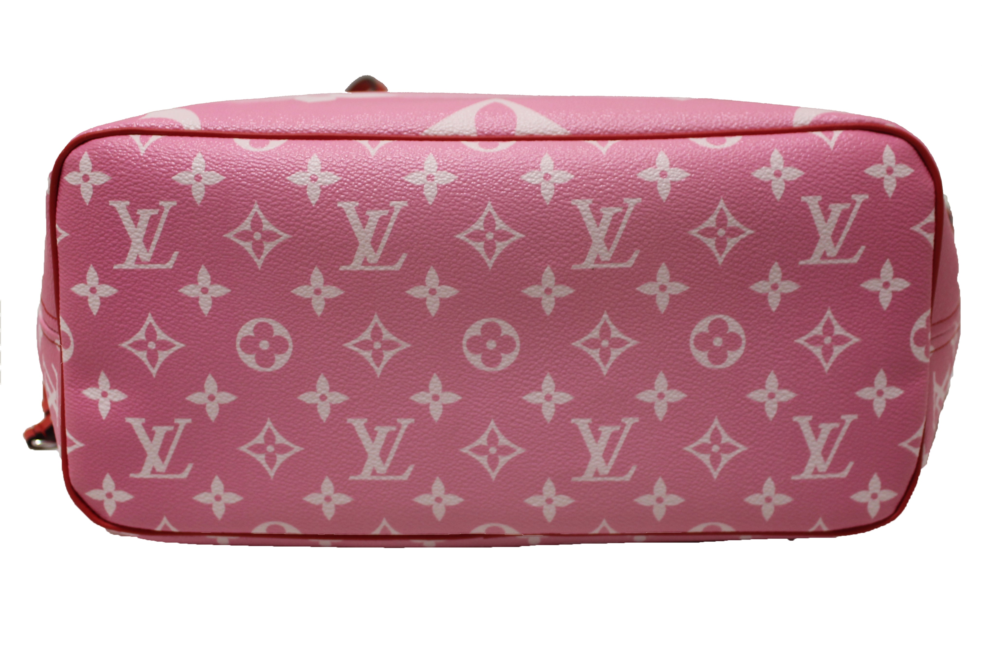 Louis Vuitton Neverfull MM Giant Monogram Red & Pink Escale New Bag *No  Pouch*