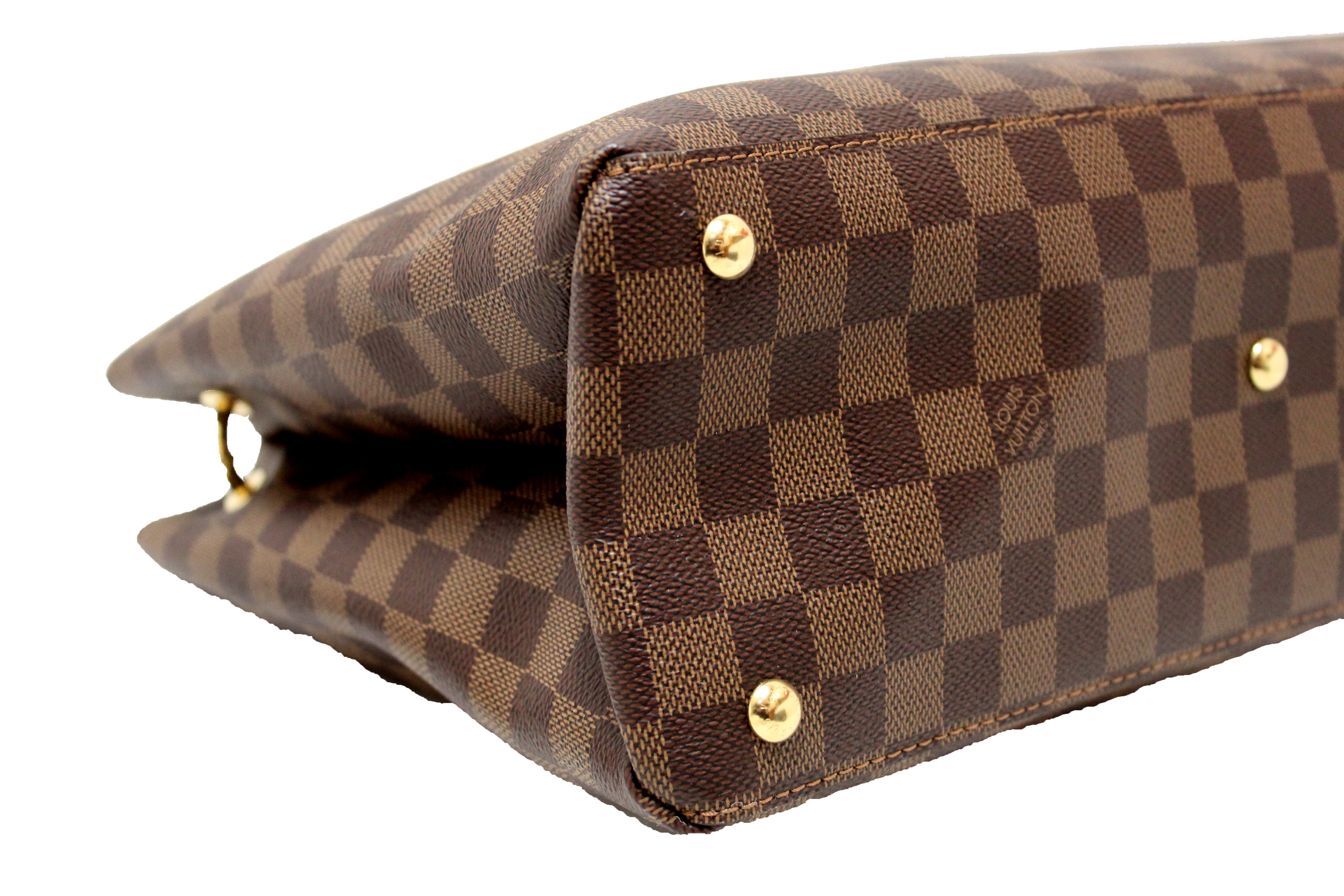 Louis Vuitton Riverside Damier Ebene Yellow Epi Charm Brown/Black in Coated  Canvas with Gold-tone - US