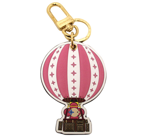 Authentic Louis Vuitton Monogram 2019 Christmas Animation Shanghai Bag Charm Key Ring