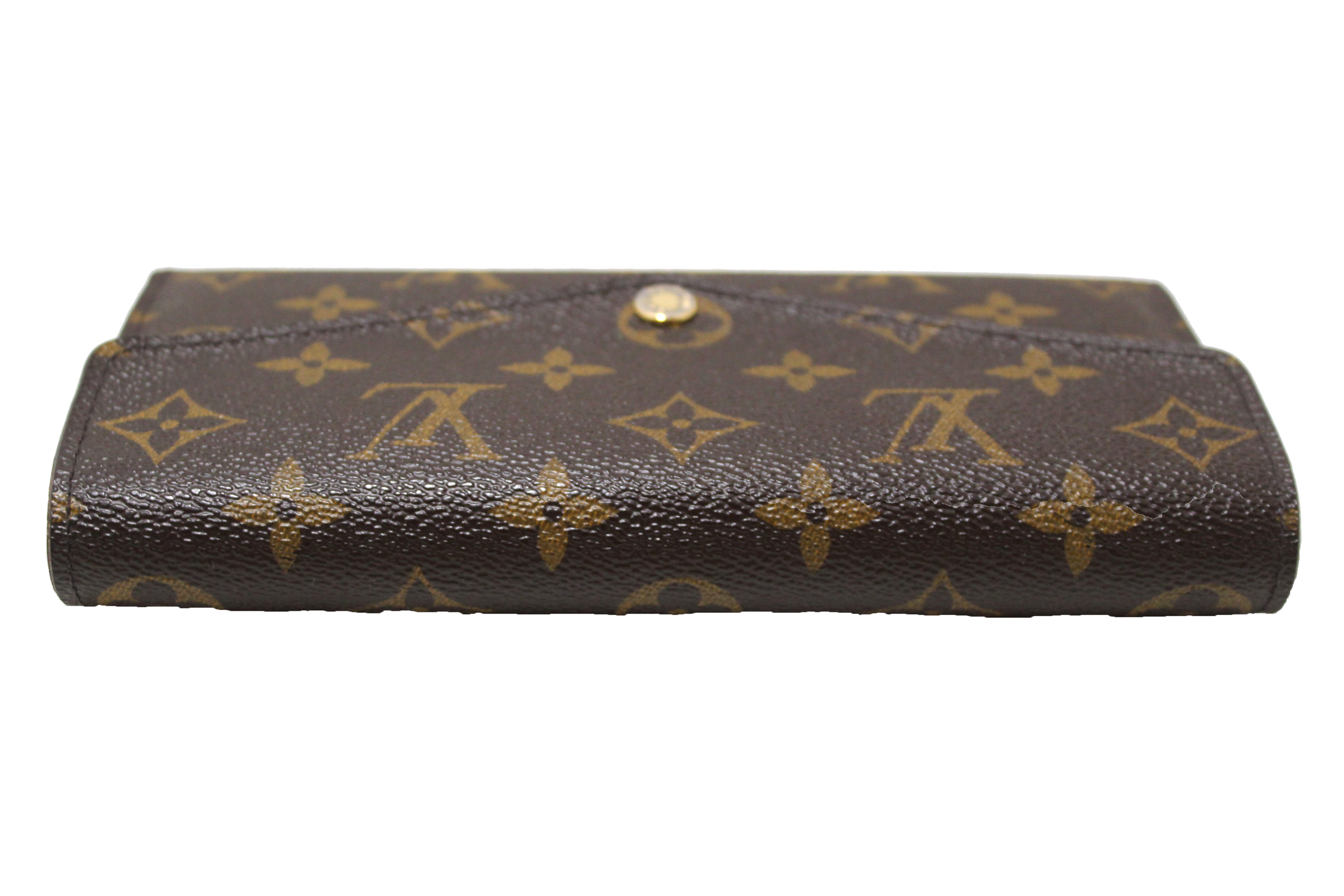 Authentic Rare Louis Vuitton Monogram Canvas Portefeuile Sarah Wallet –  COCOSTUDIOS