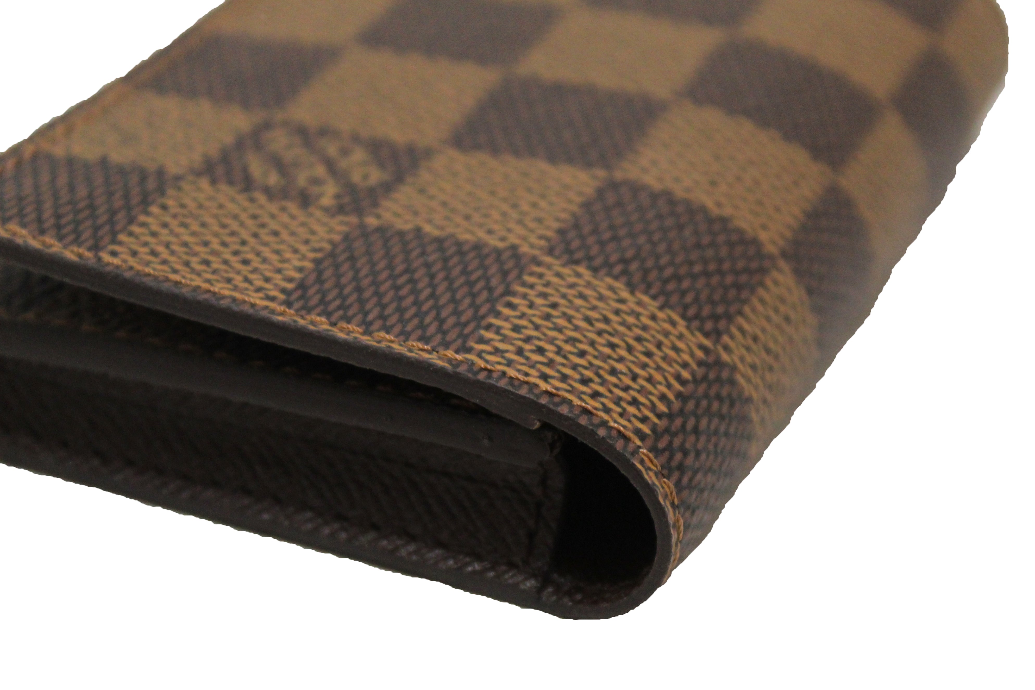 Authentic Louis Vuitton Damier Ebene Canvas Card Holder – Italy Station