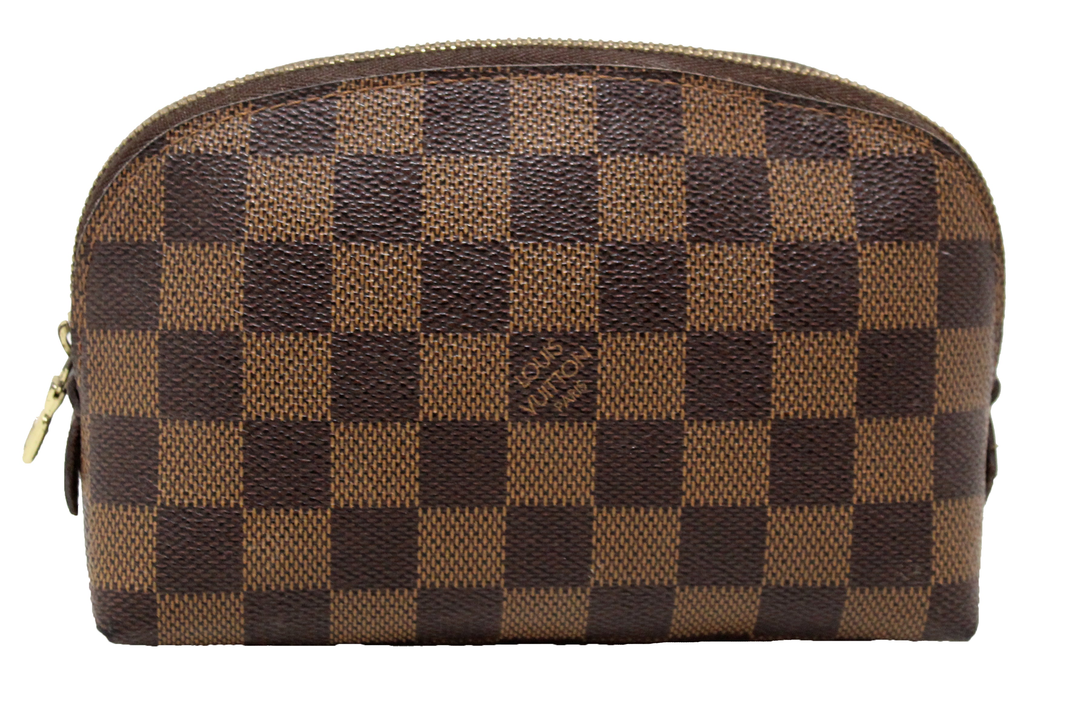 Louis Vuitton Cosmetic Pouch PM in Brown Monogram Coated Canvas