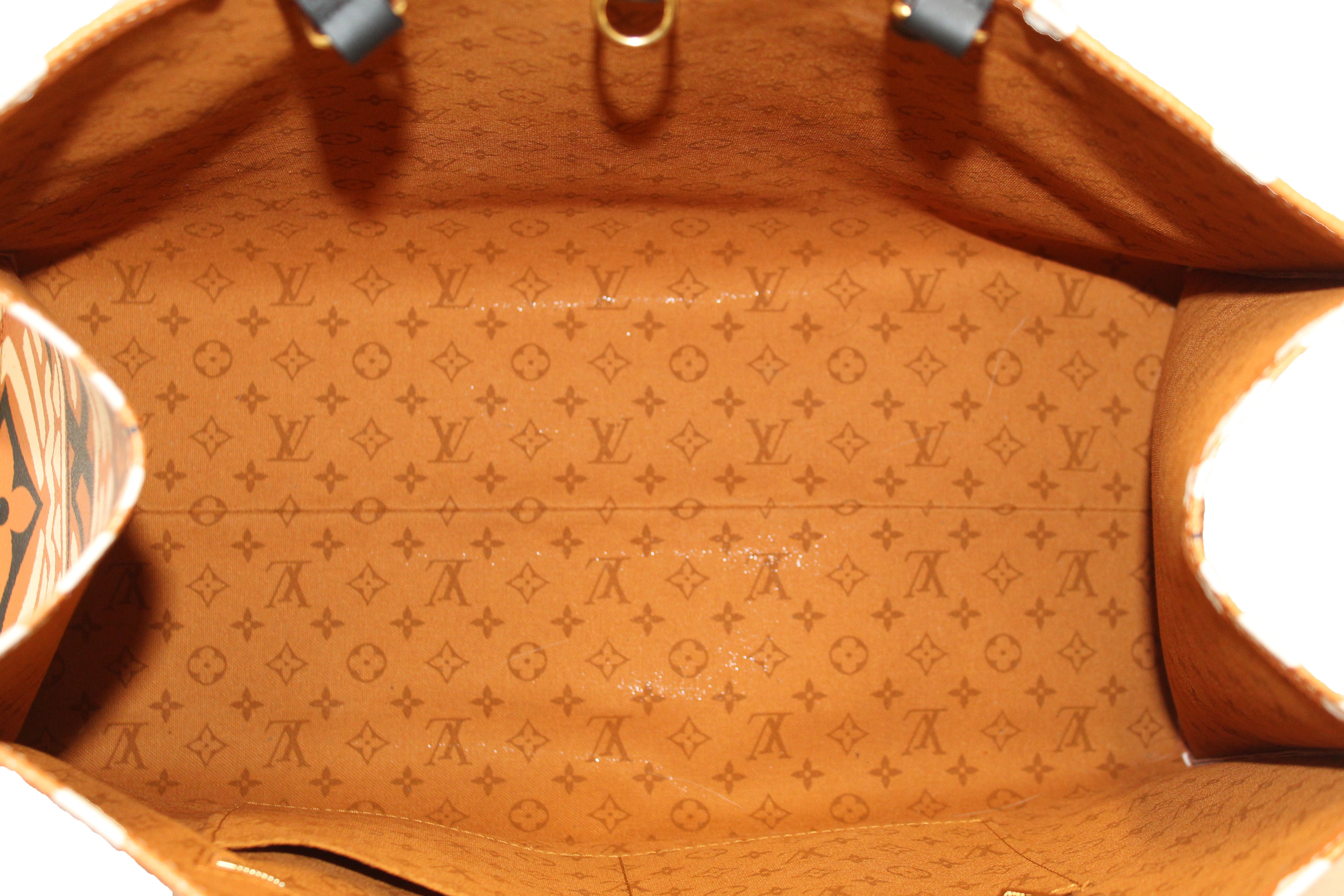 Authentic Louis Vuitton Limited Edition Crafty Monogram Giant OnTheGo GM Tote