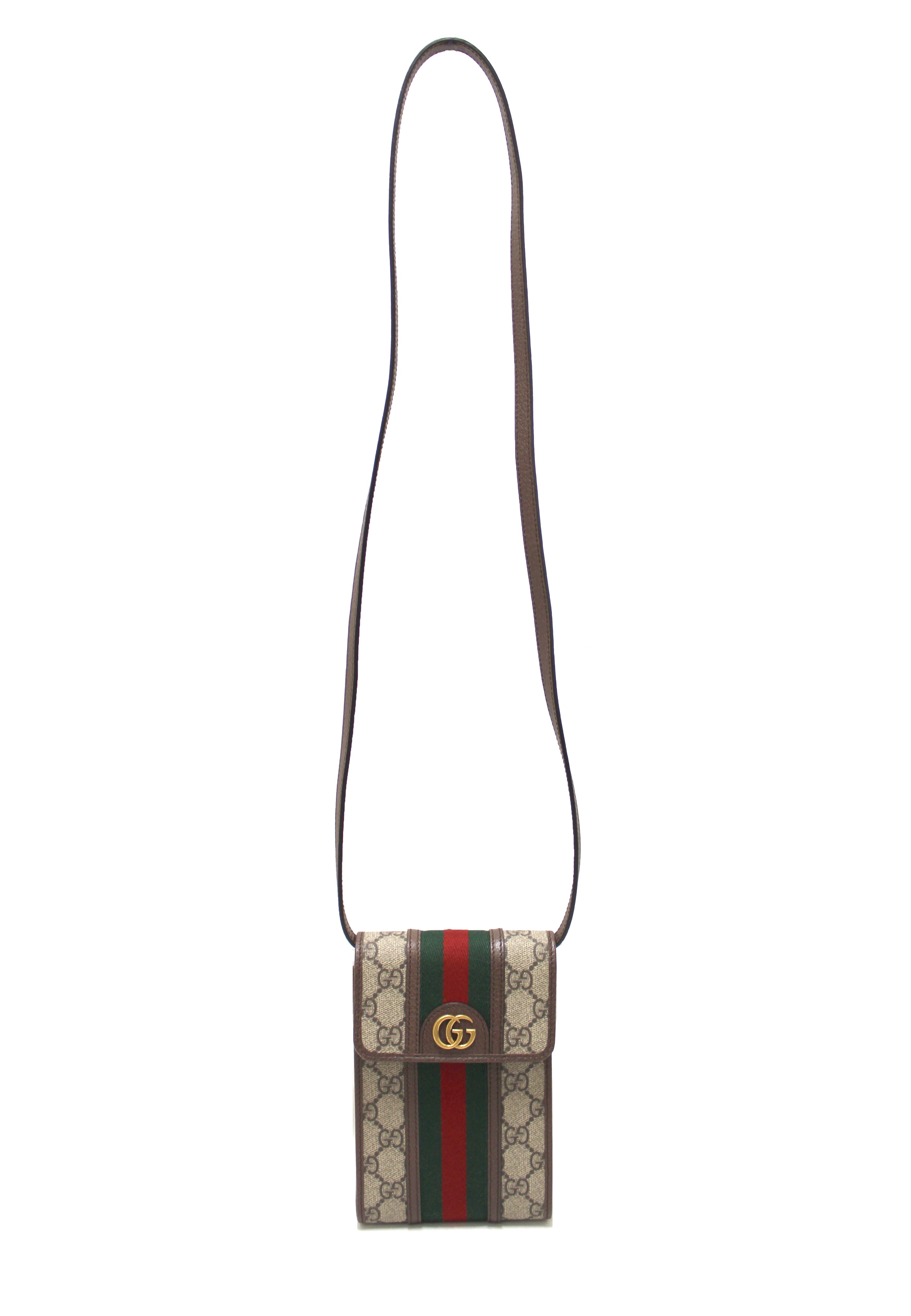 Authentic Gucci Ophidia GG Mini Phone Case Crossbody Bag – Paris Station  Shop