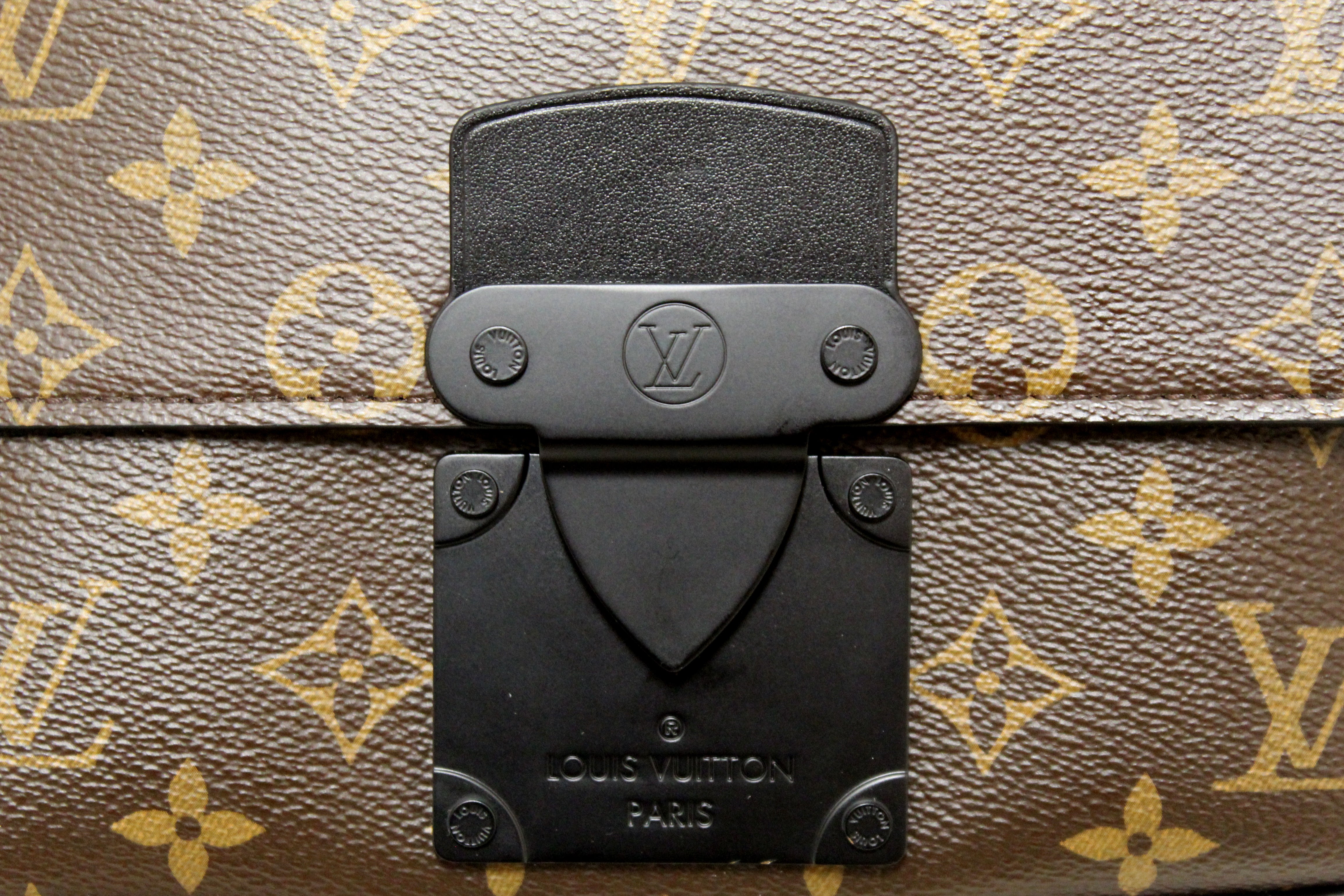 Shop Louis Vuitton MONOGRAM MACASSAR Louis Vuitton S LOCK SLING BAG by  Bellaris