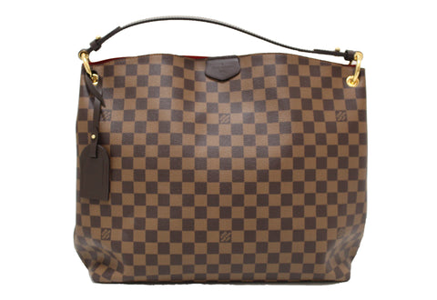 Authentic NEW Louis Vuitton Damier Ebene Graceful MM Hobo Shoulder Bag