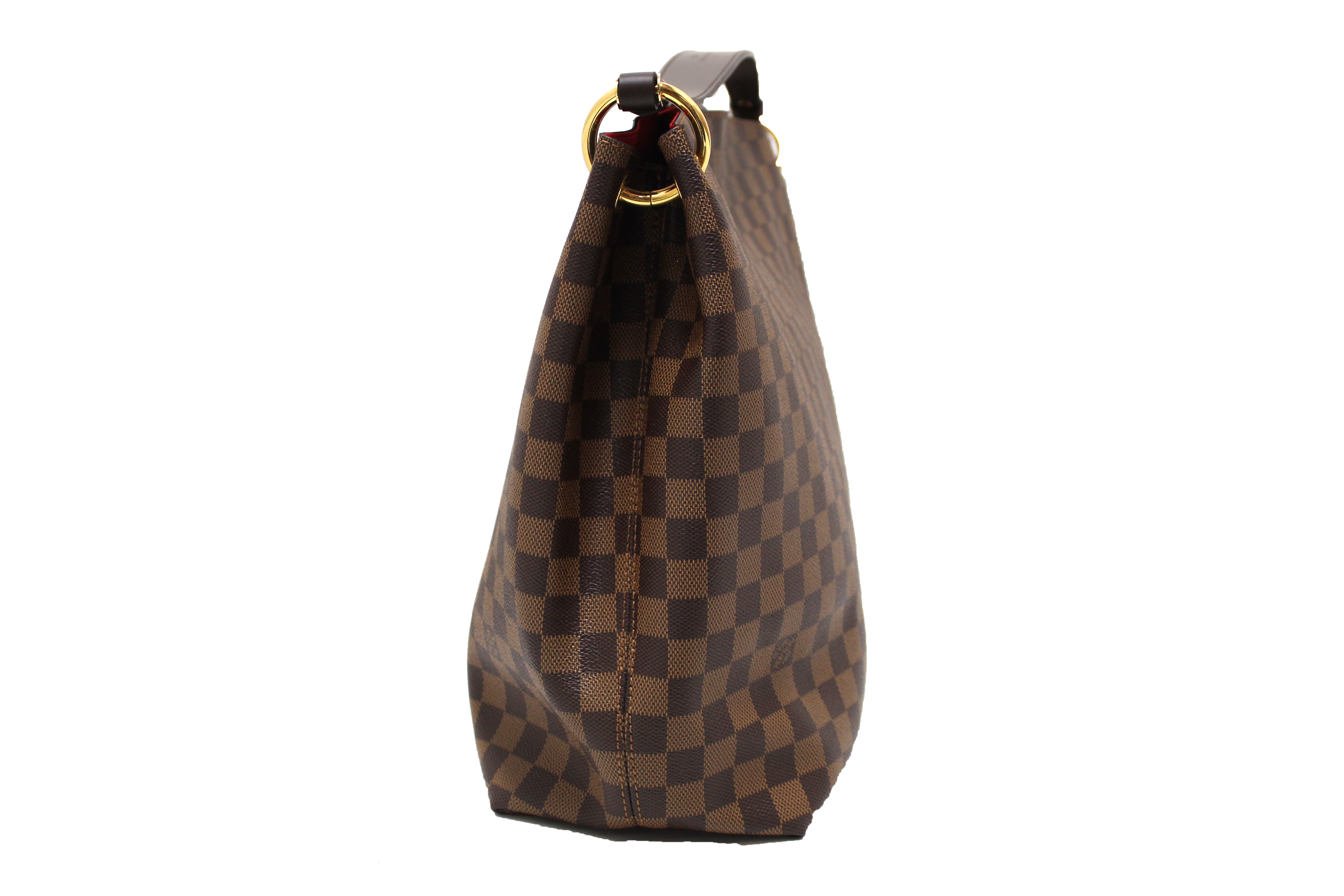 Authentic NEW Louis Vuitton Damier Ebene Graceful MM Hobo Shoulder Bag