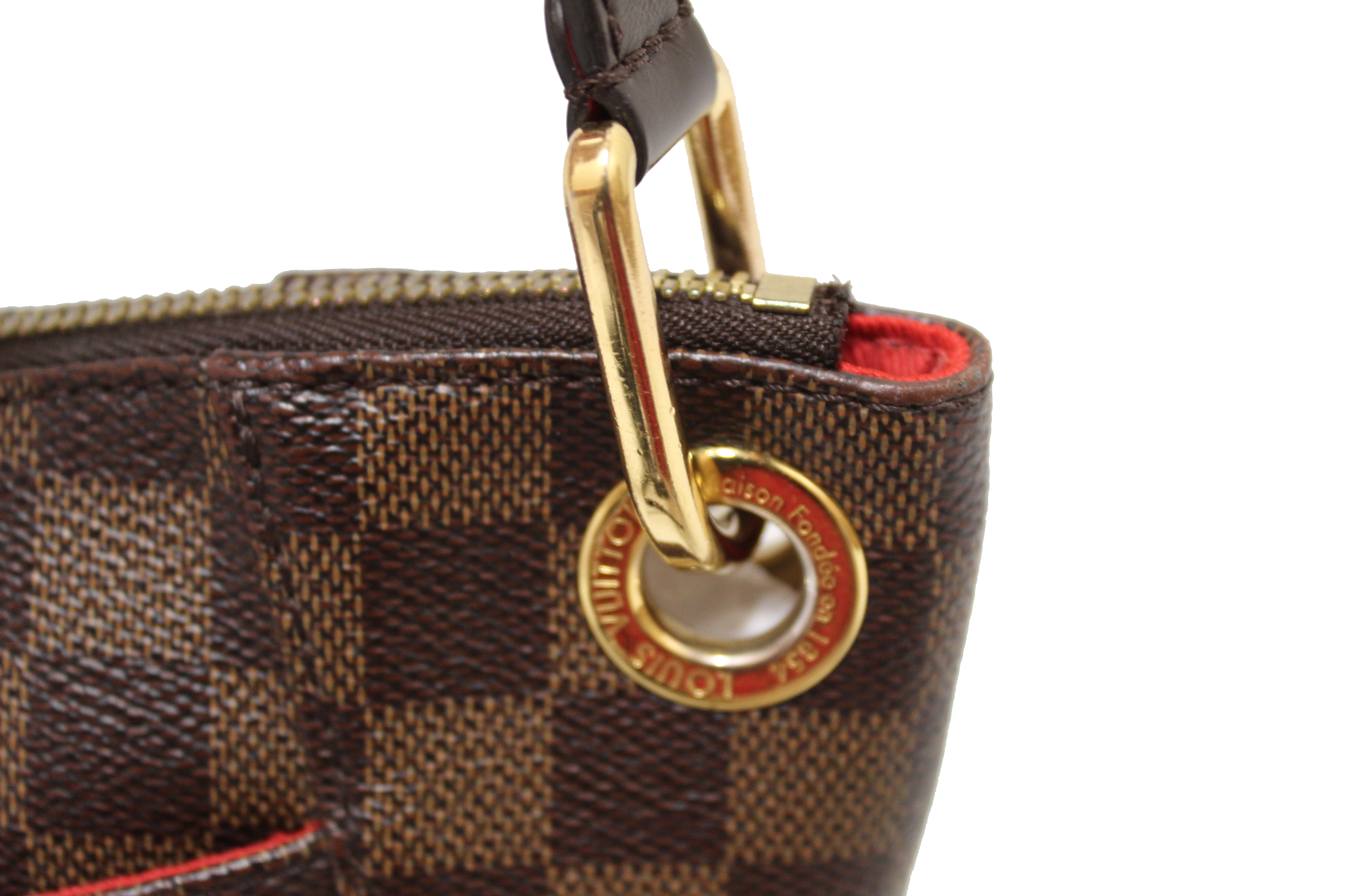 Authentic Louis Vuitton Damier Ebene Soth Bank Besace Messenger Bag