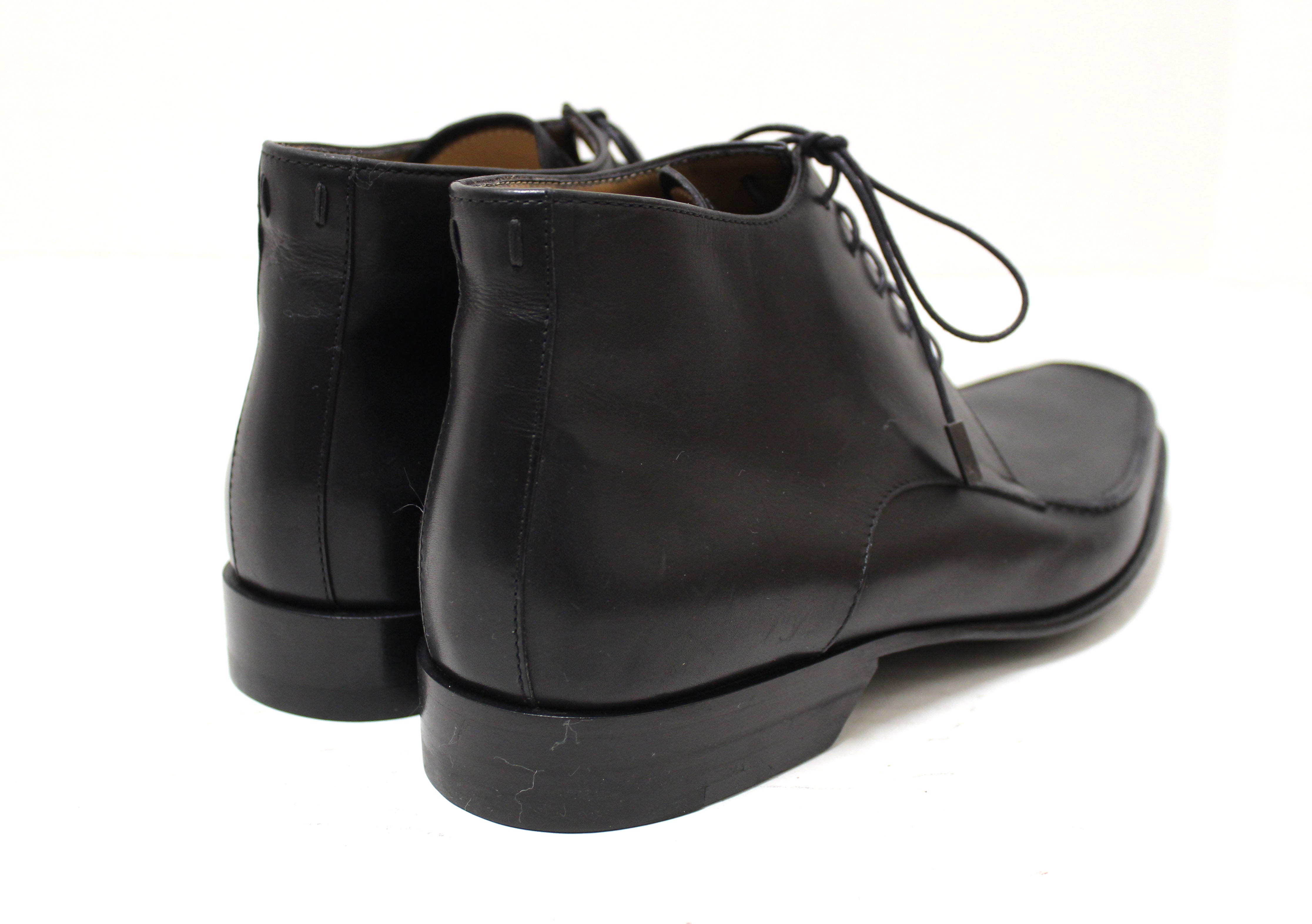 Louis Vuitton Men's Authenticated Leather Boots