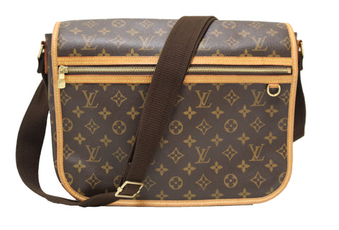 Authentic Louis Vuitton Classic Monogram Bosphore MM Messenger Bag