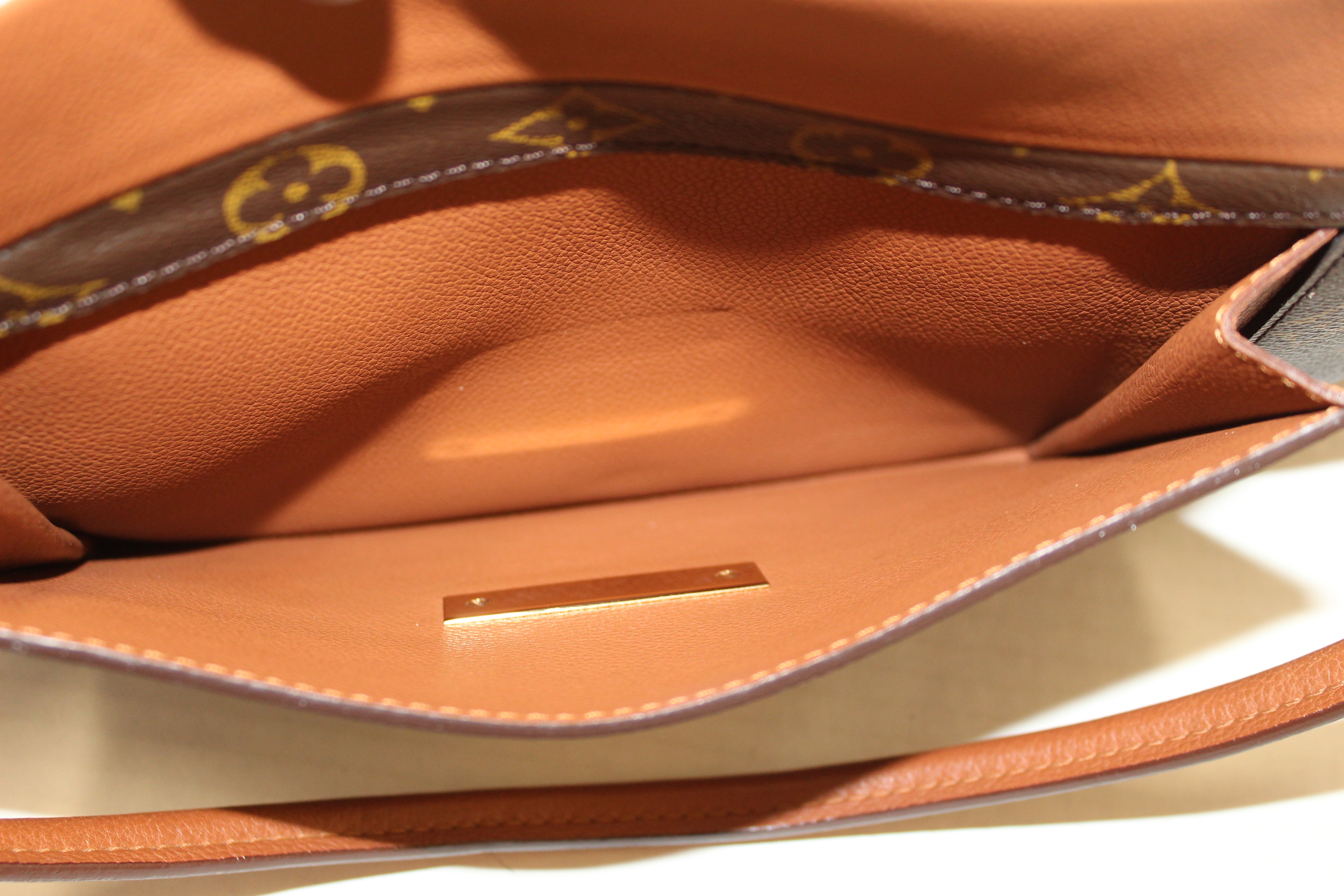 Louis Vuitton Camel Olympe Monogram Canvas Leather Hand Shoulder Bag –  Debsluxurycloset