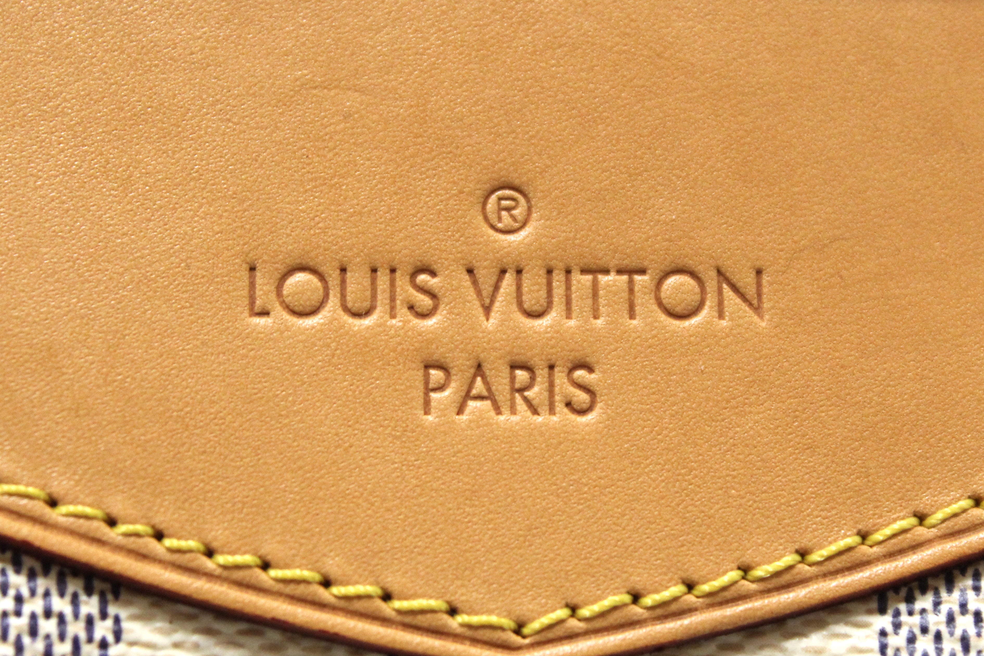 Authentic Louis Vuitton Damier Azur Canvas Siracusa PM Messenger Bag