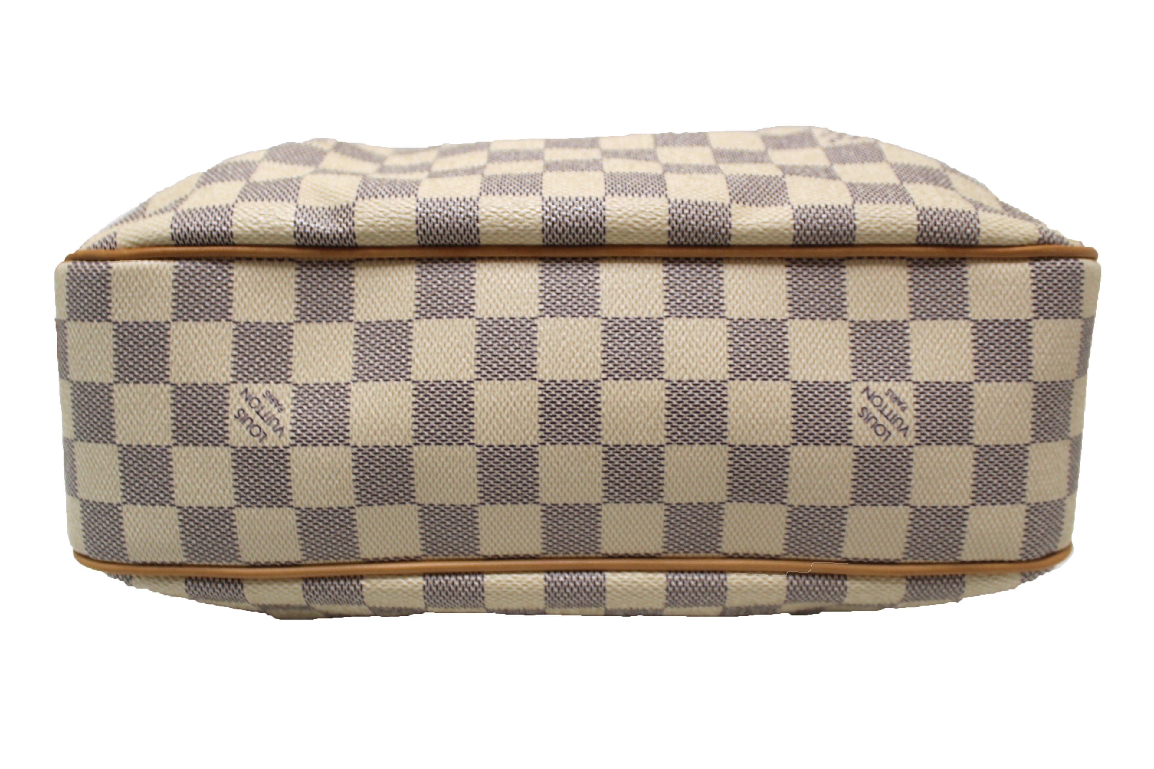 Authentic Louis Vuitton Damier Azur Canvas Siracusa PM Messenger