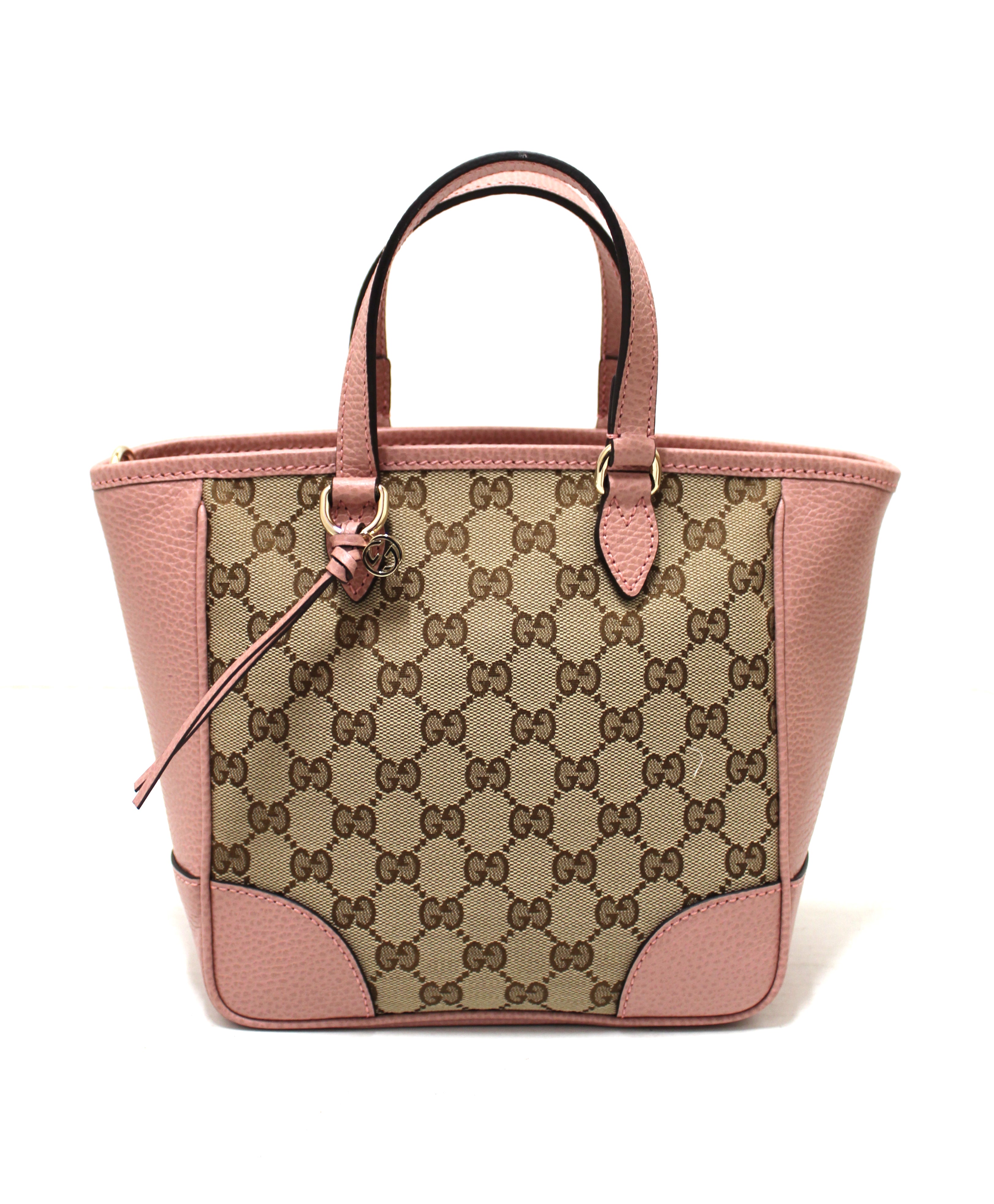 Authentic New Gucci Pink Bree Small Tote Crossbody Hand Bag 449241