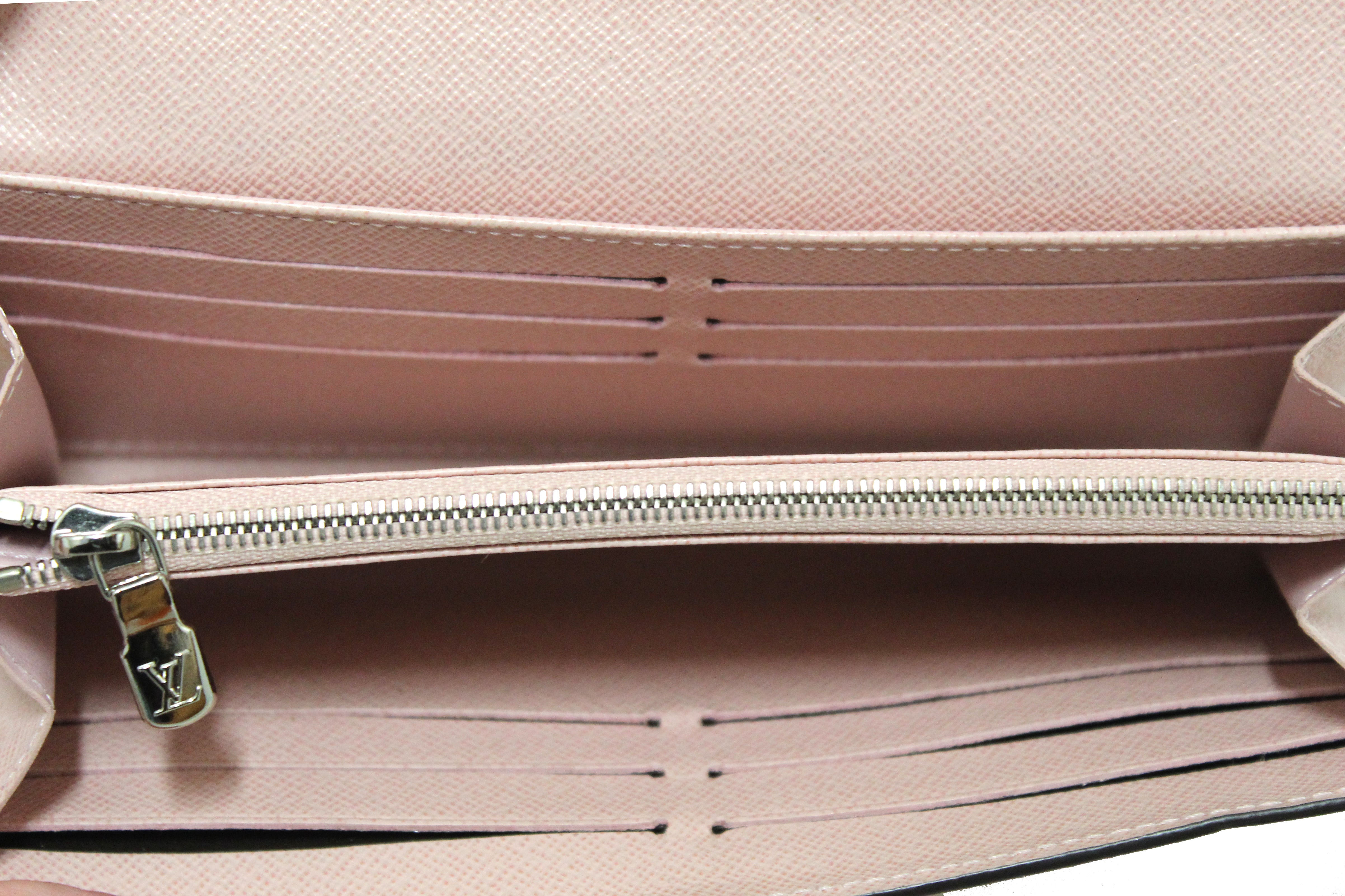 Authentic Louis Vuitton Pink Epi Leather Sarah Wallet