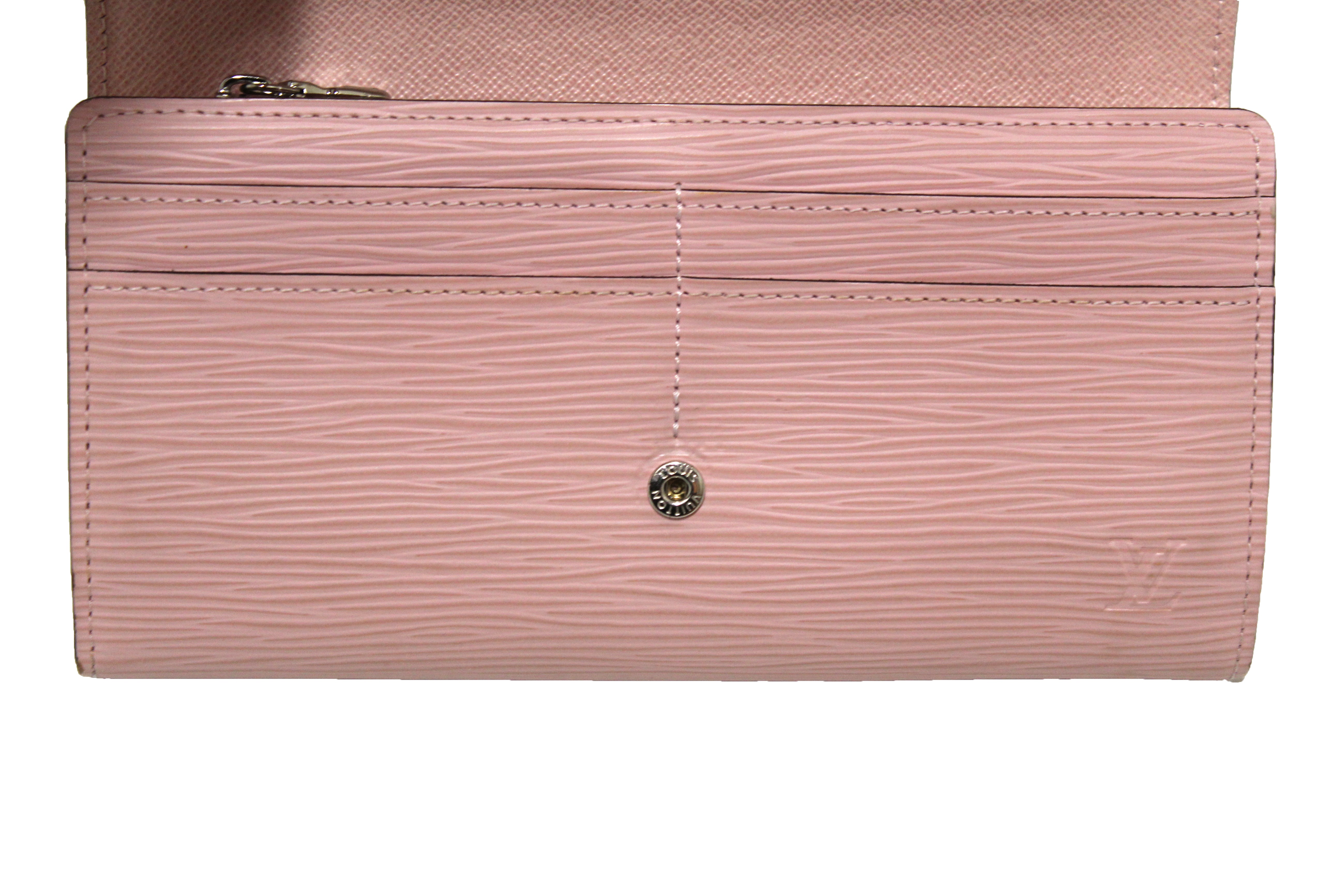 Authentic Louis Vuitton Pink Epi Leather Sarah Wallet