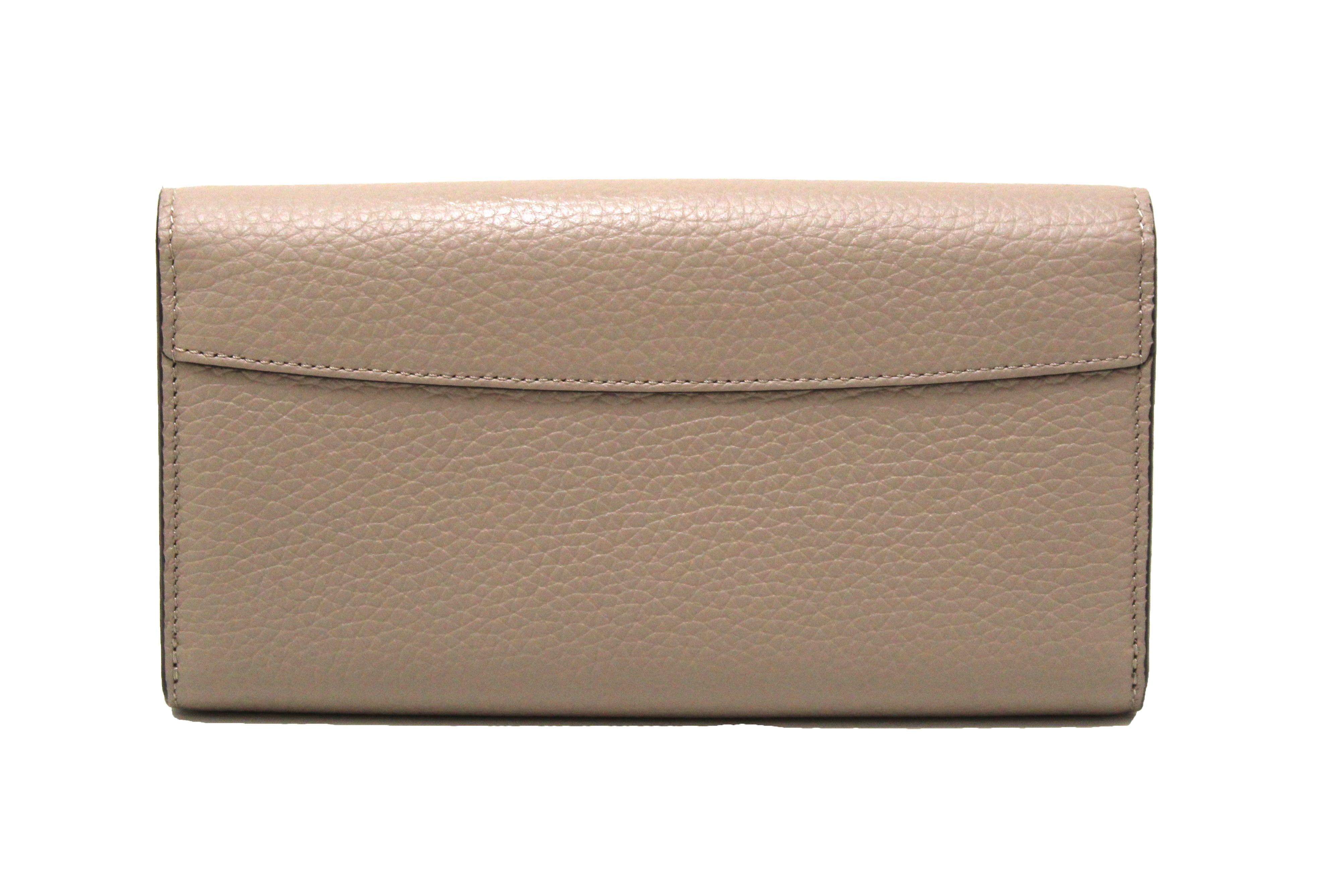 Louis Vuitton Brown/Pink Taurillon Leather Capucines Wallet - Yoogi's Closet