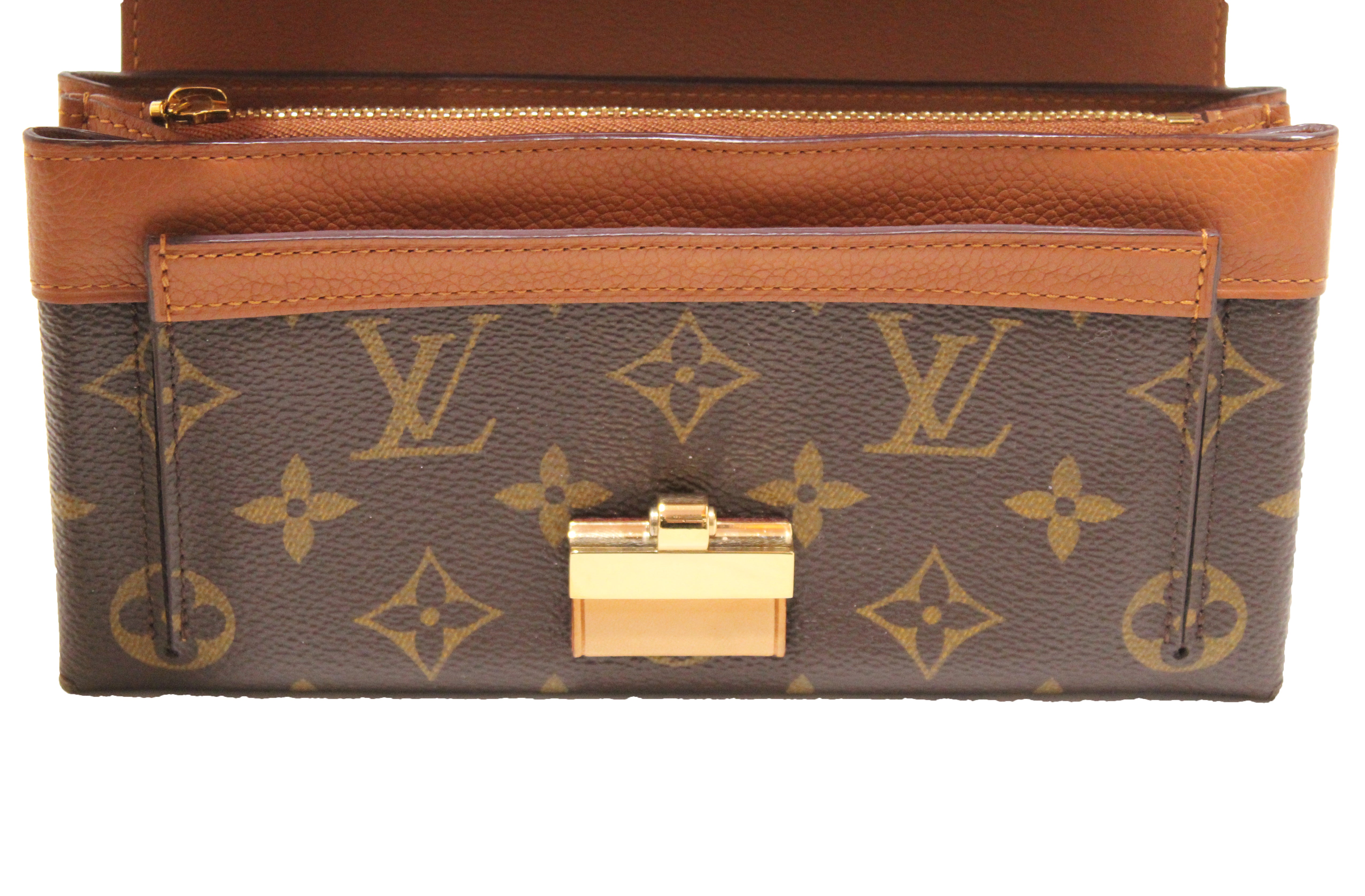Louis Vuitton LV Monogram Coated Canvas Elysee Wallet - Brown
