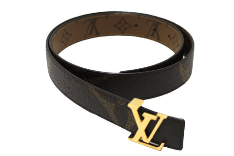 Authentic Louis Vuitton LV Iconic 30MM Reversible Belt 34