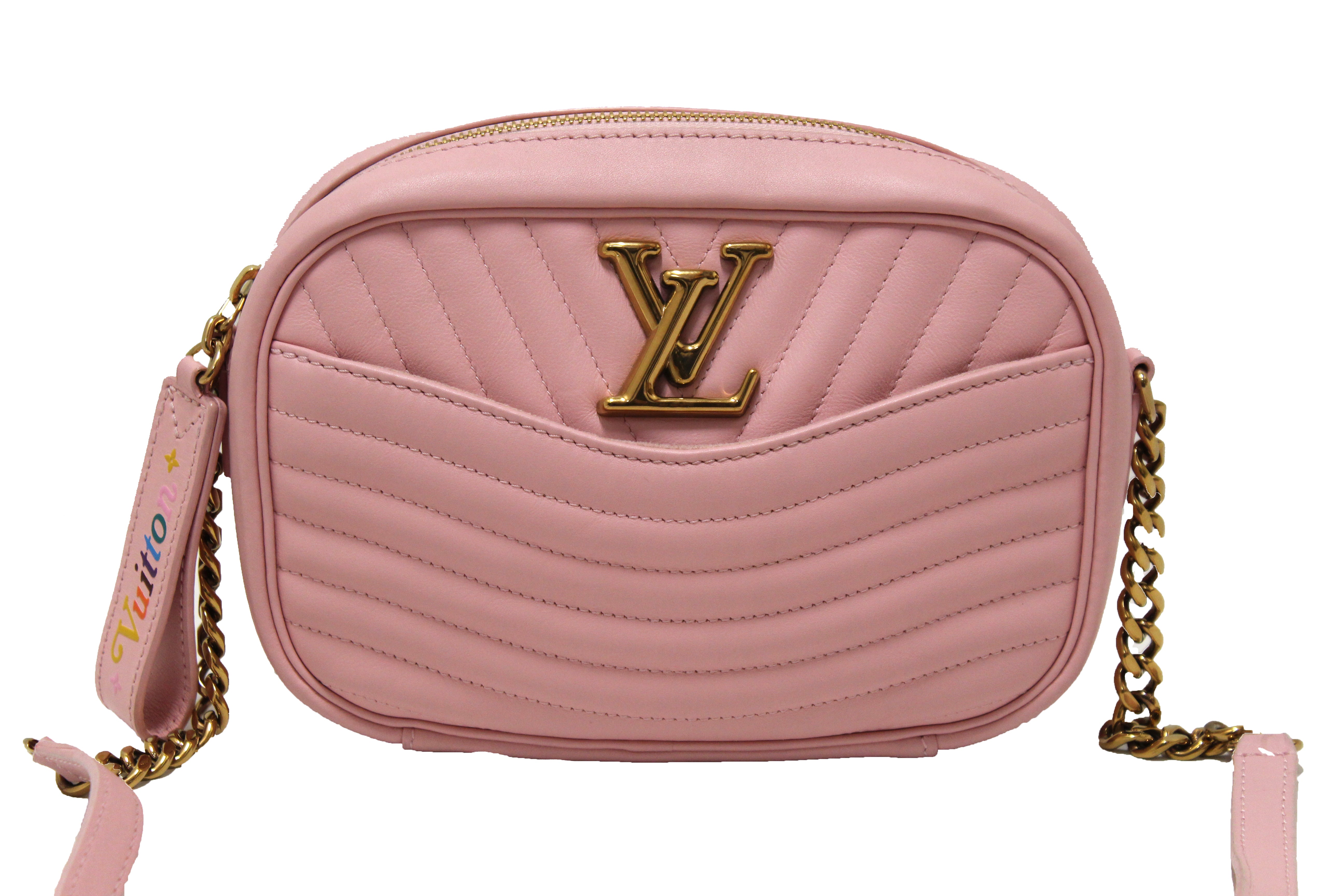 Authentic LOUIS VUITTON New Wave Camera Bag Shoulder Bag, Pink