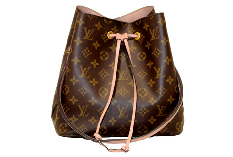 Authentic Louis Vuitton Classic Monogram Pink NeoNoe Shoulder Bag