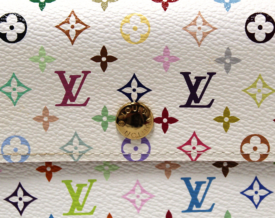 Louis Vuitton 2007 Multicolore Monogram Pattern Alexandra Wallet