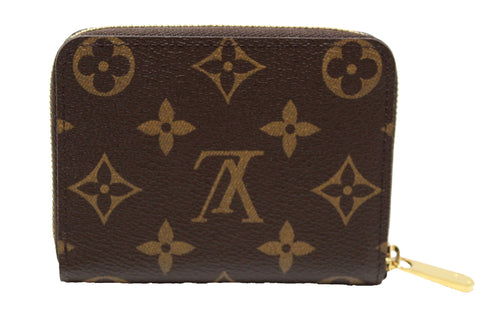 Authentic Louis Vuitton Classic Monogram Zippy Coin Purse